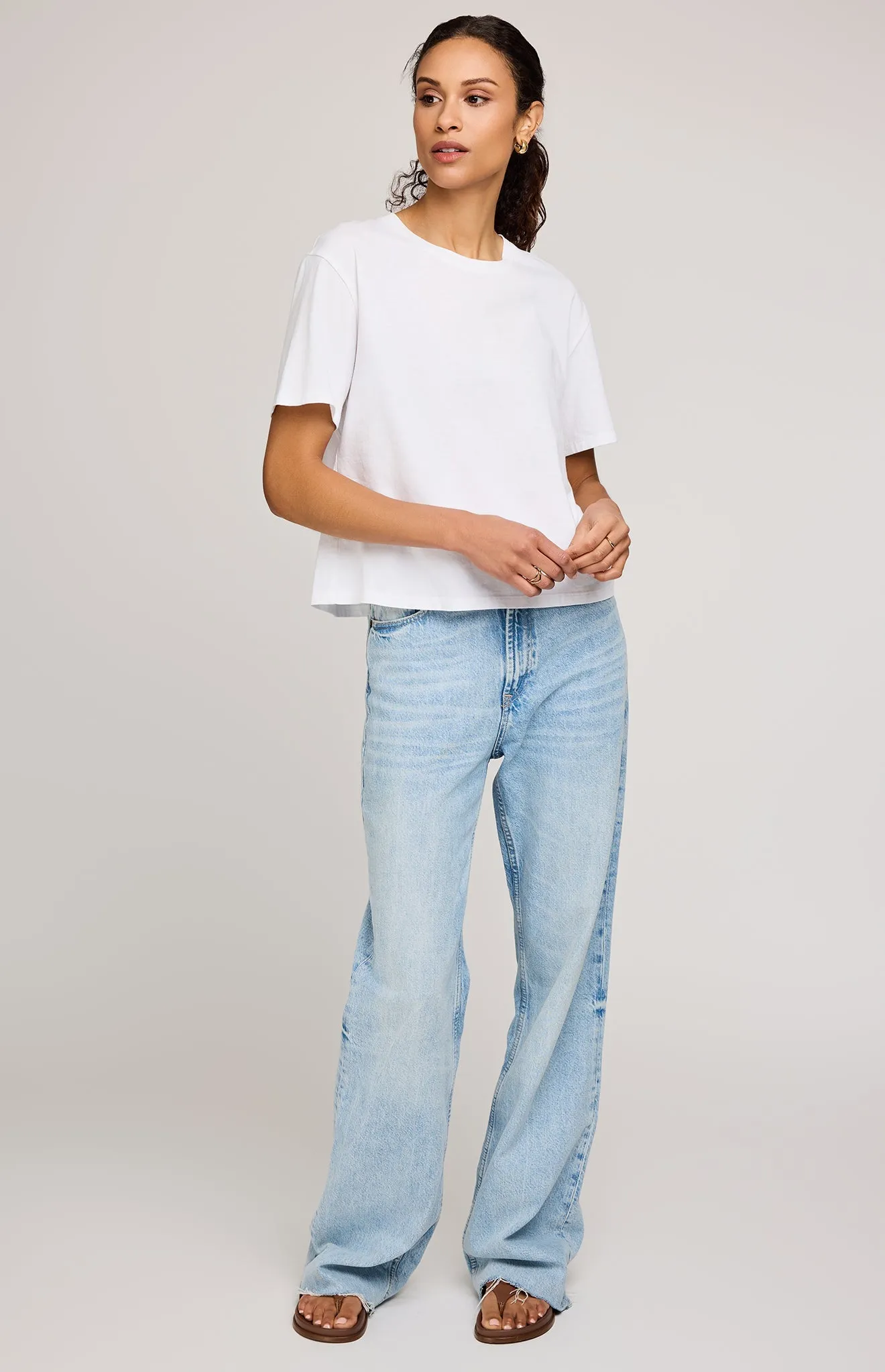 Brigitte Cotton T-Shirt sold by Gentle Fawn