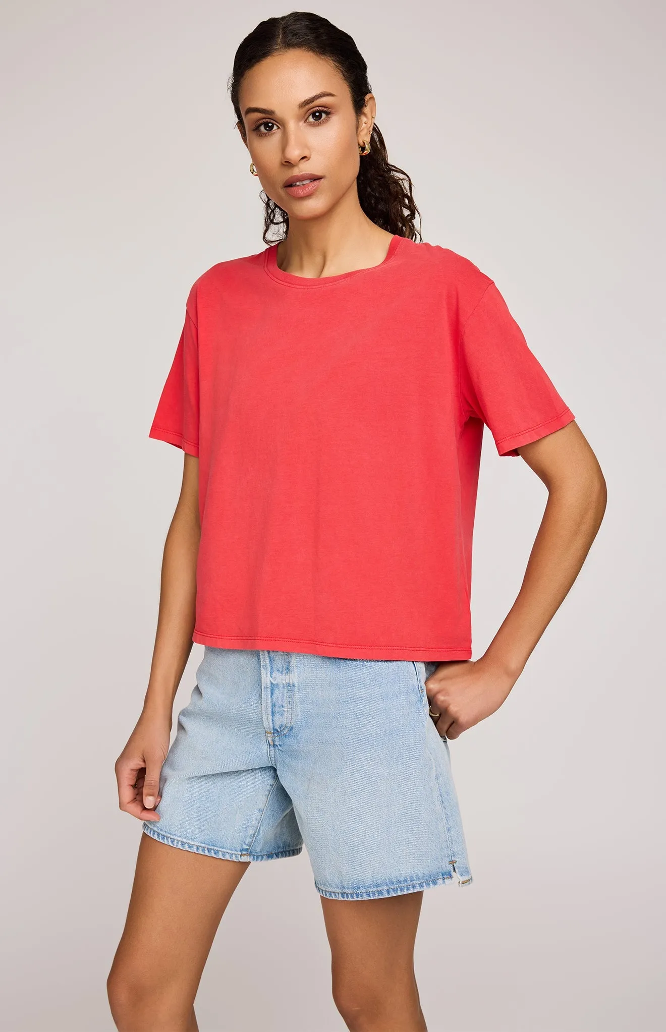 Brigitte Cotton T-Shirt sold by Gentle Fawn