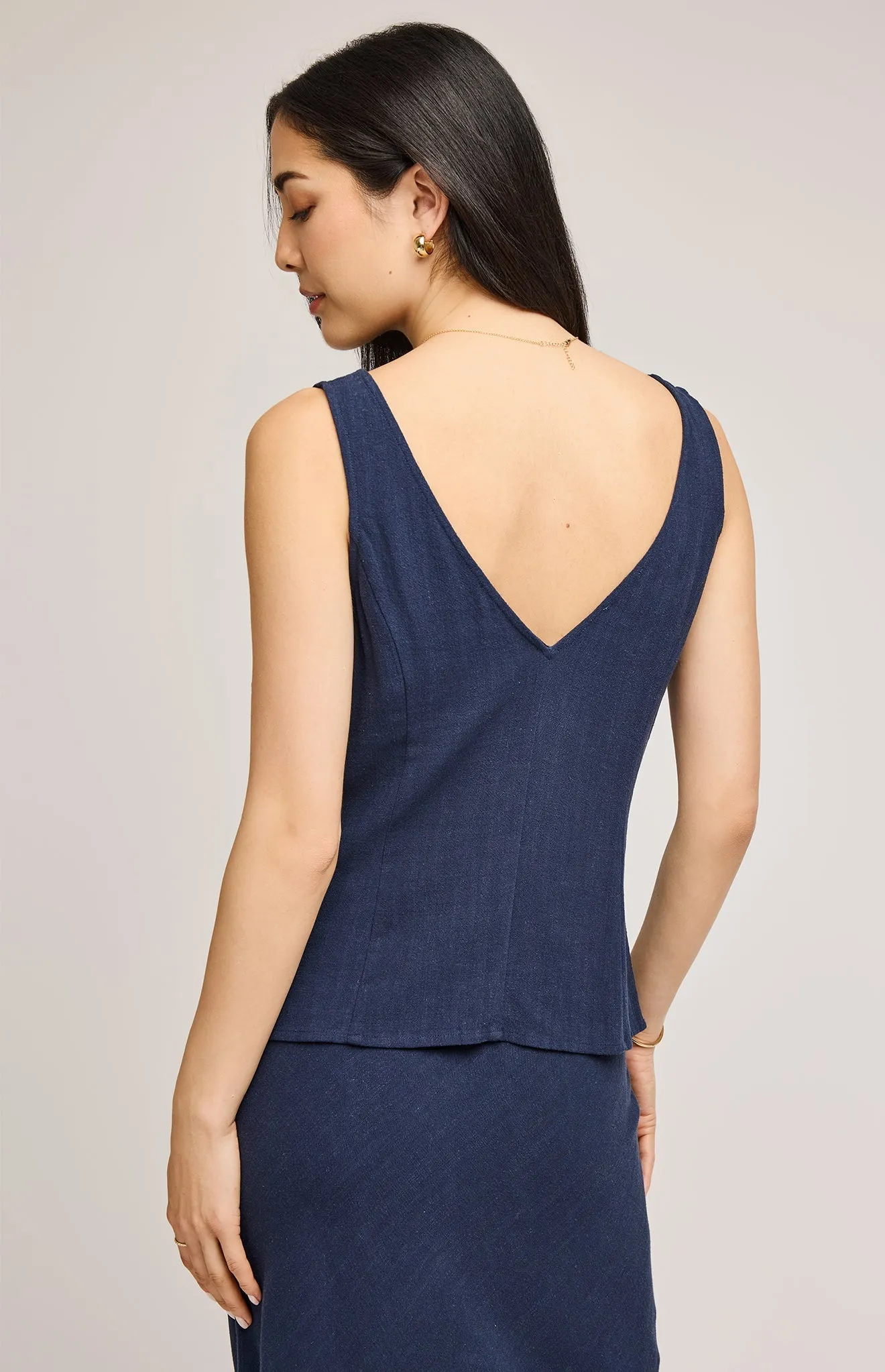 Jules Linen Tank sold by Gentle Fawn product image thumbnail 3