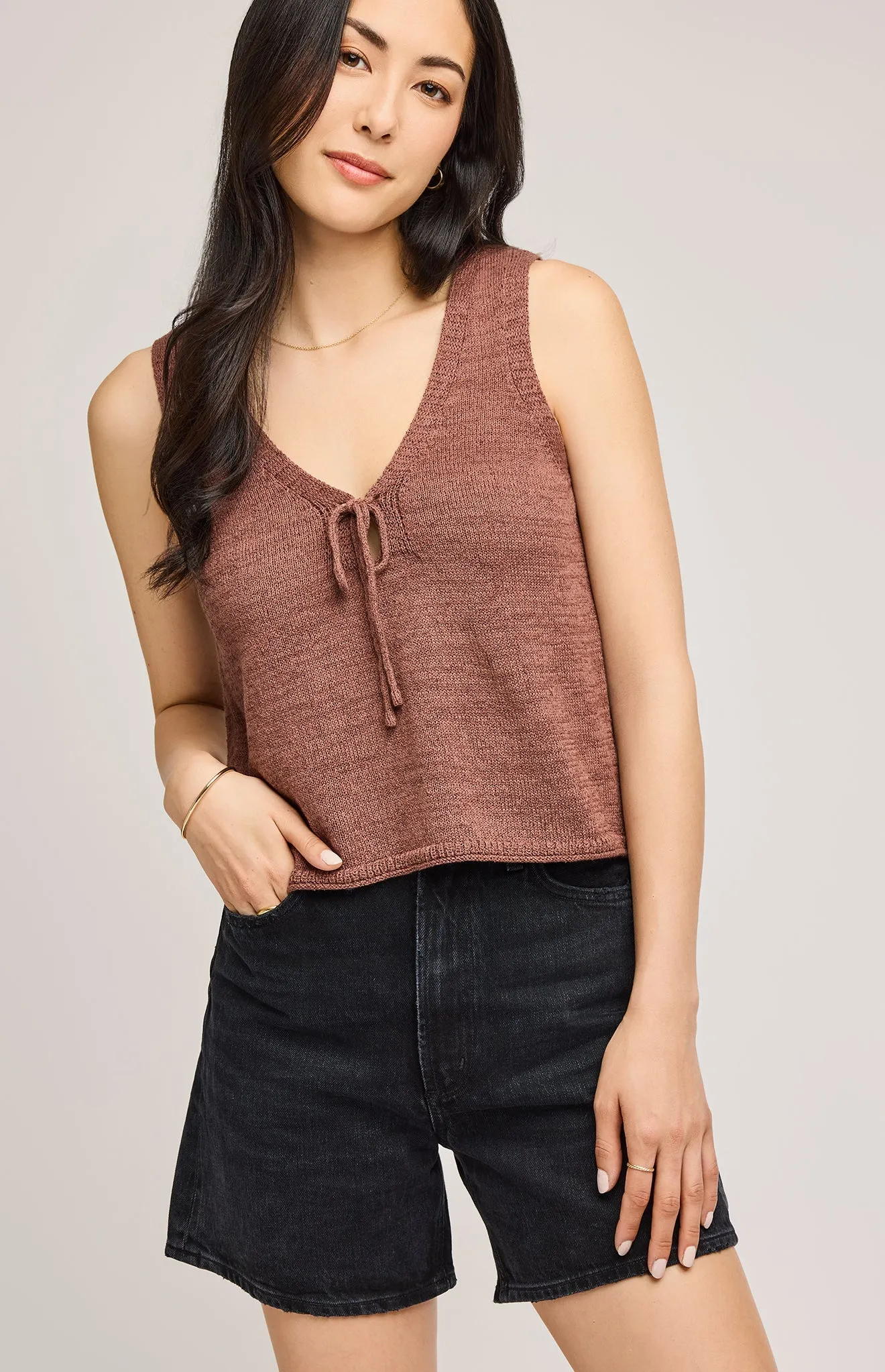 Rebel Knit Tank sold by Gentle Fawn
