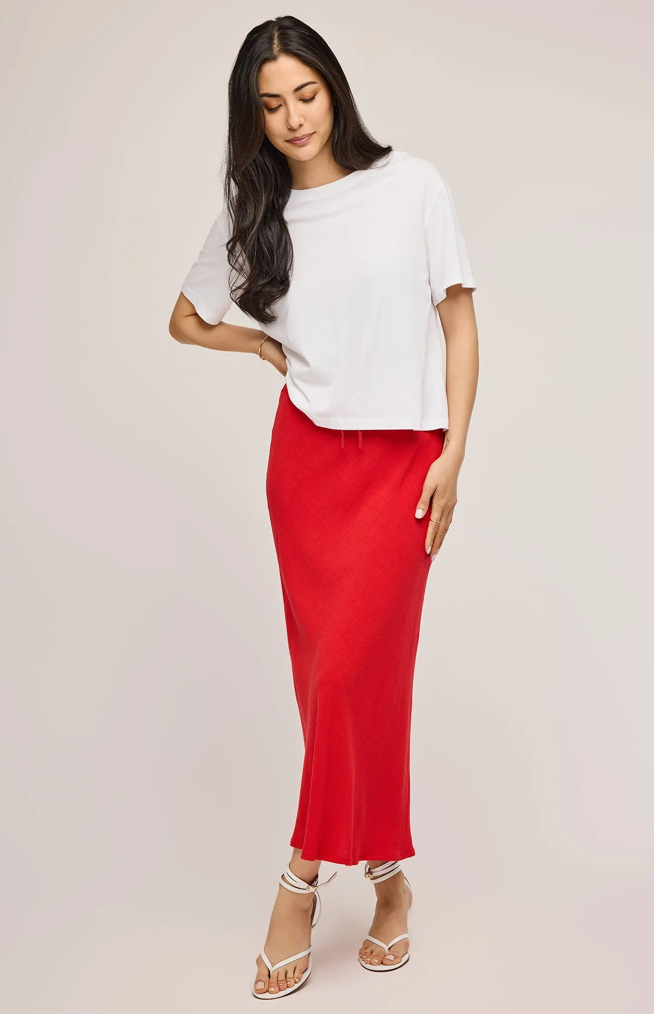 Cassia Linen Skirt sold by Gentle Fawn