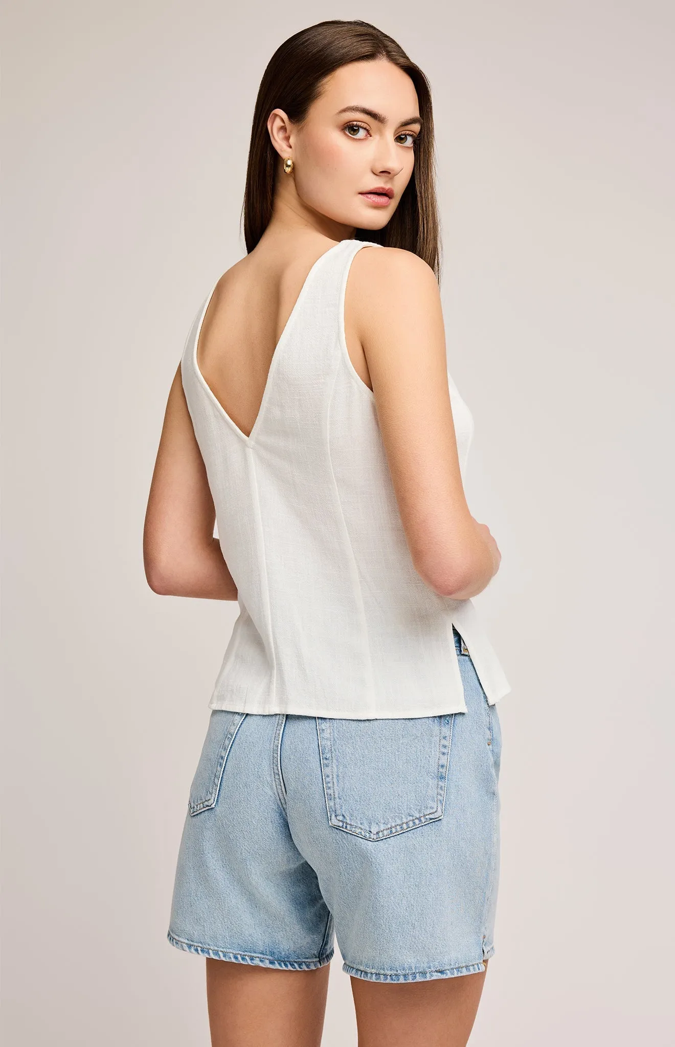Jules Linen Tank sold by Gentle Fawn product image thumbnail 2