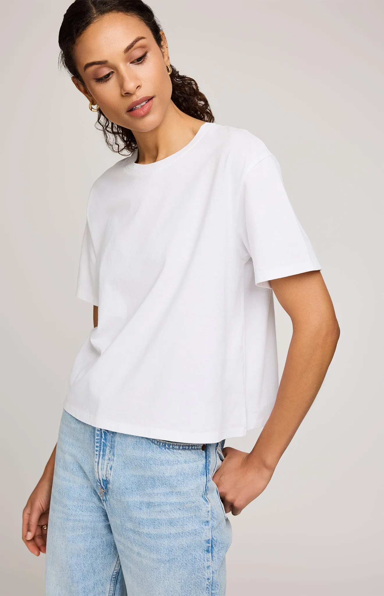 Brigitte Cotton T-Shirt sold by Gentle Fawn