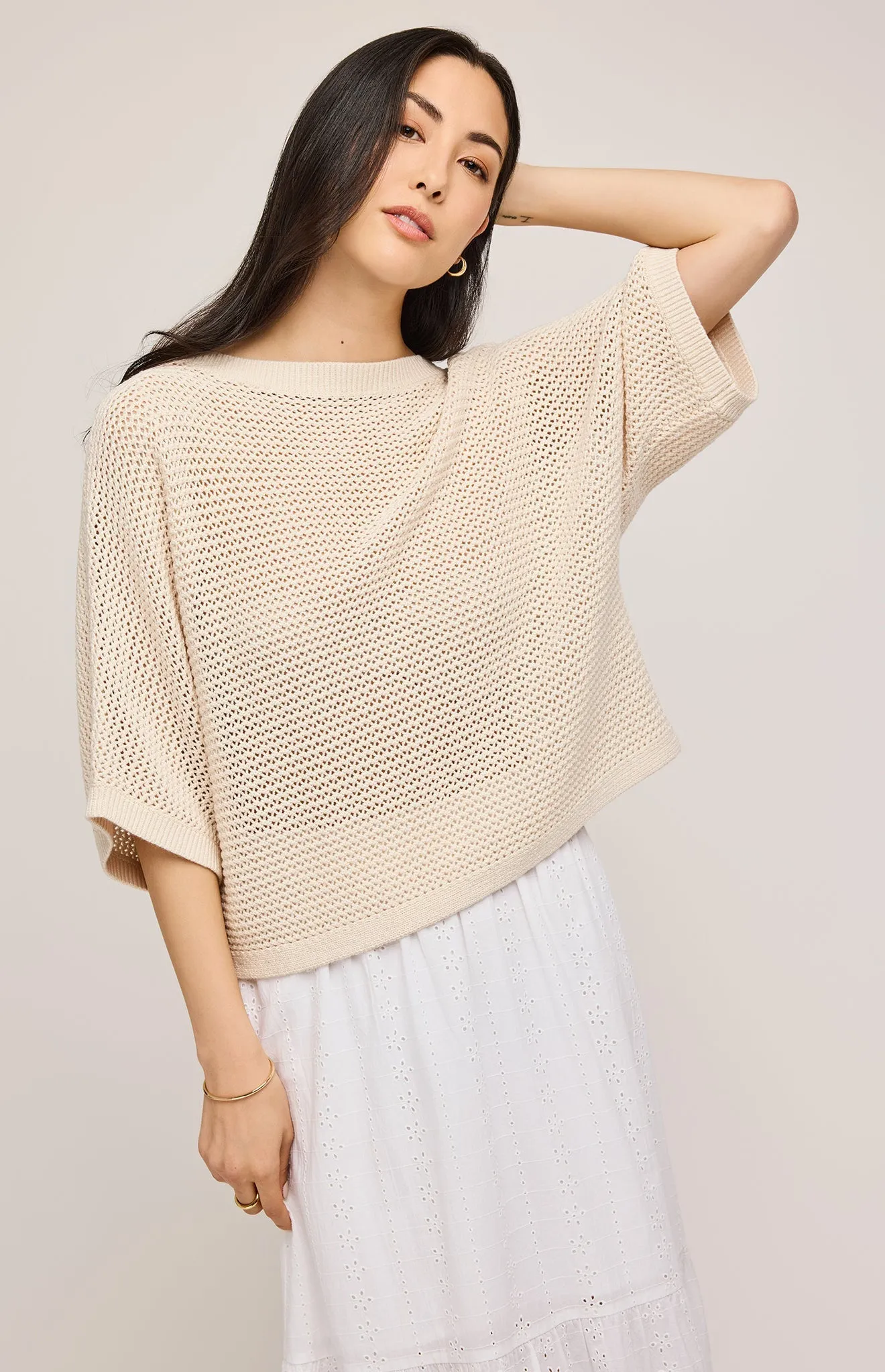 Samson Open Knit Pullover sold by Gentle Fawn product image thumbnail 3