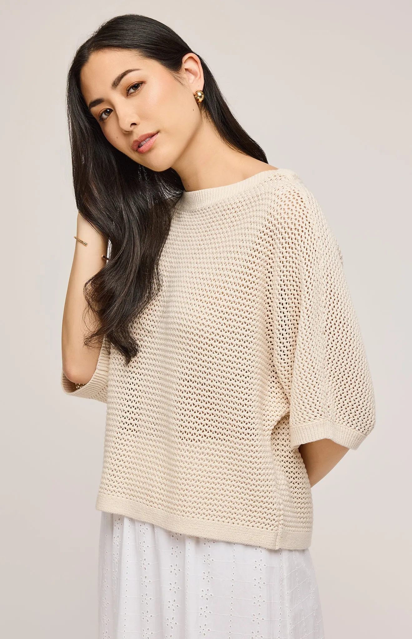 Samson Open Knit Pullover sold by Gentle Fawn