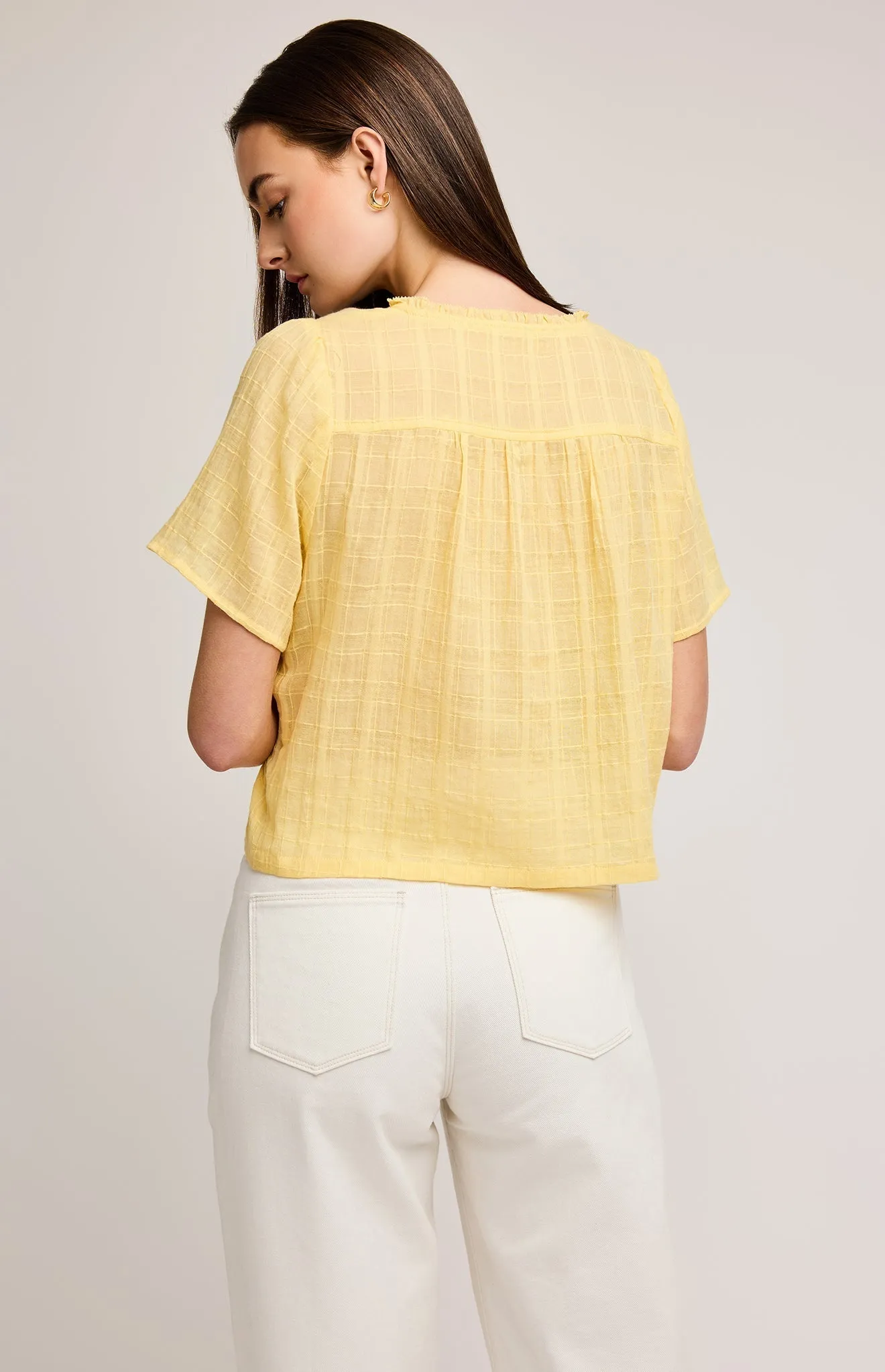 Cordelia Textured Cotton Top sold by Gentle Fawn product image thumbnail 4