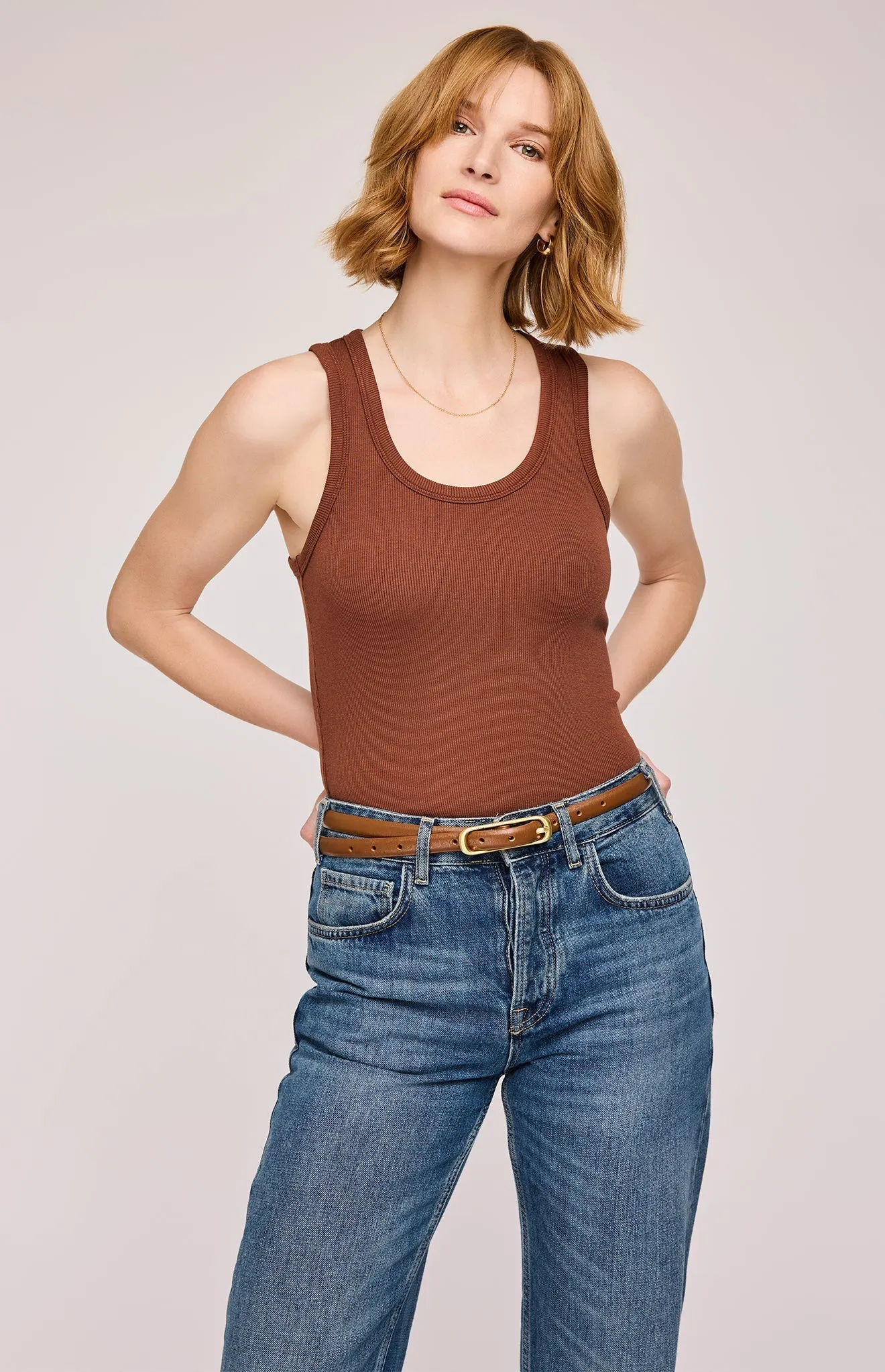 Bowen Ribbed Tank Top sold by Gentle Fawn product image thumbnail 5