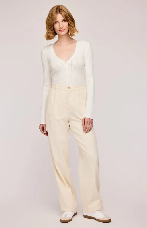 Mia V-Neck Pullover Top made by Gentle Fawn