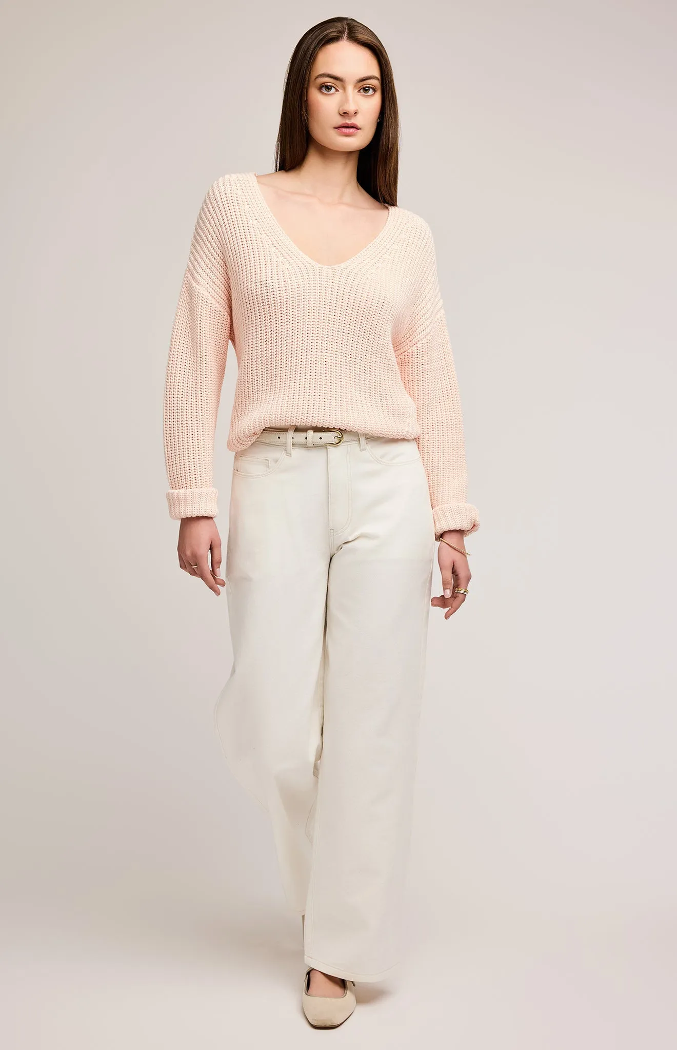 Spencer V-Neck Knit Sweater sold by Gentle Fawn product image thumbnail 2