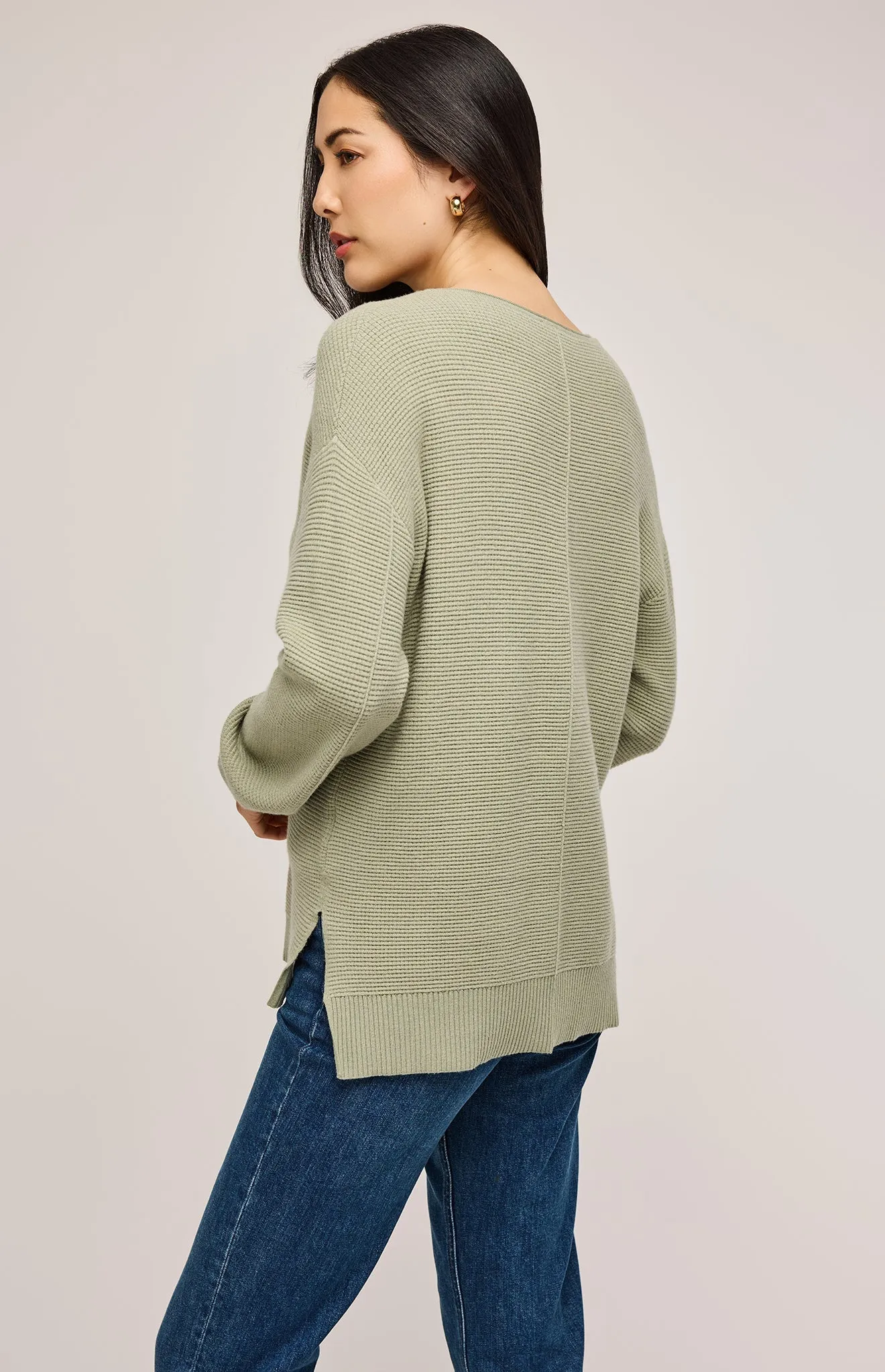 Lisbon V-Neck Knit Sweater sold by Gentle Fawn product image thumbnail 4