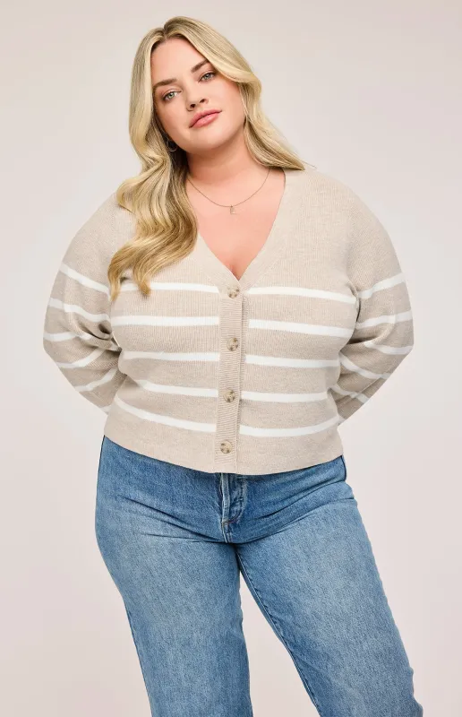 Eden Striped Cardigan sold by Gentle Fawn