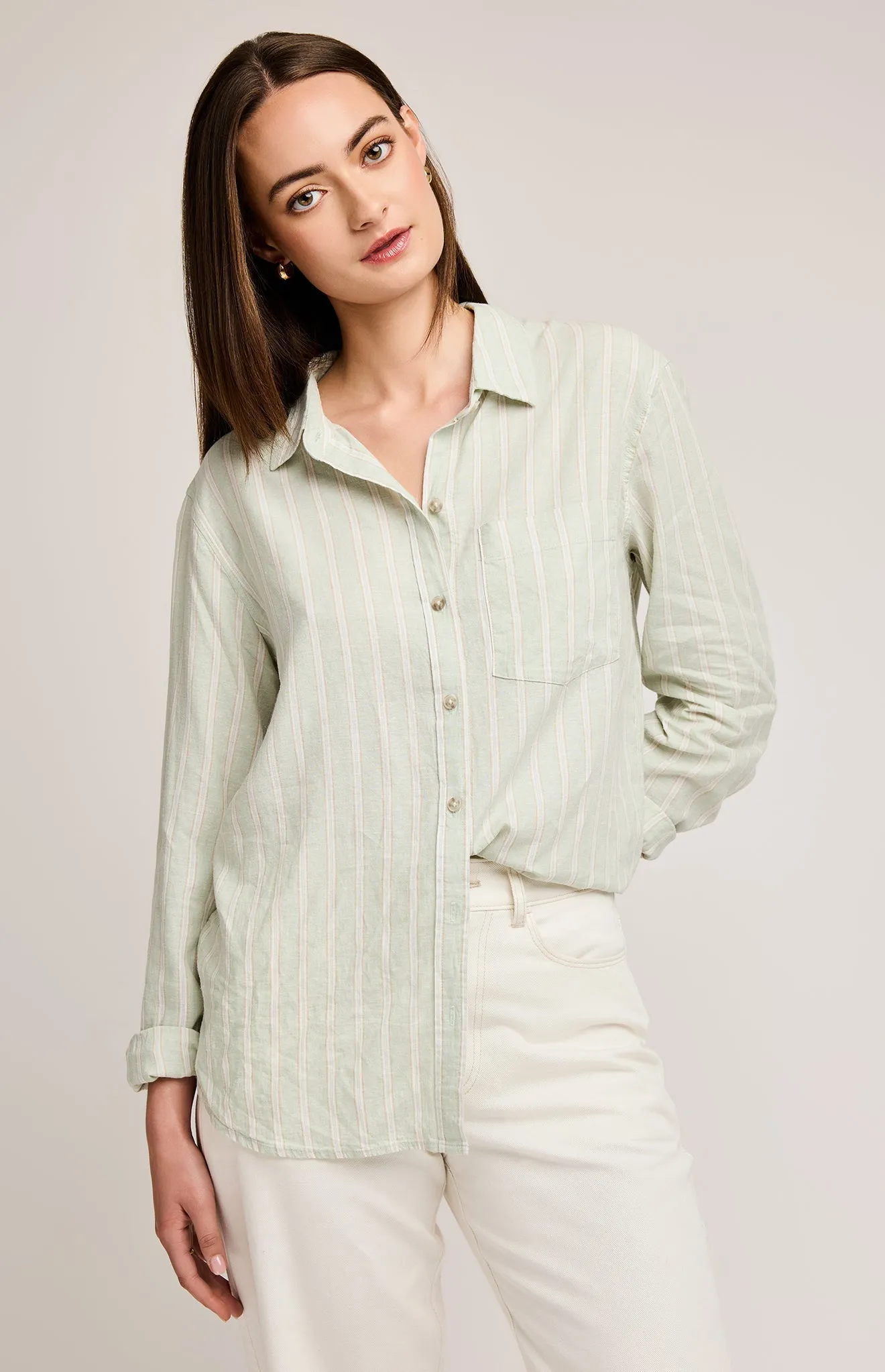 Dominique Button Down Shirt sold by Gentle Fawn product image thumbnail 4