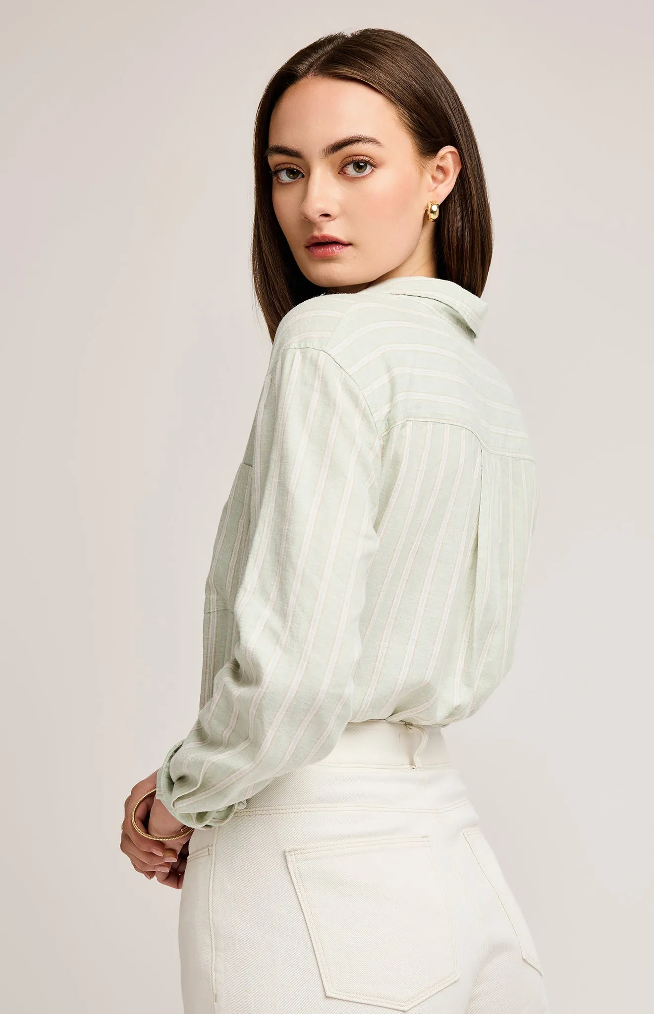Dominique Button Down Shirt sold by Gentle Fawn product image thumbnail 5