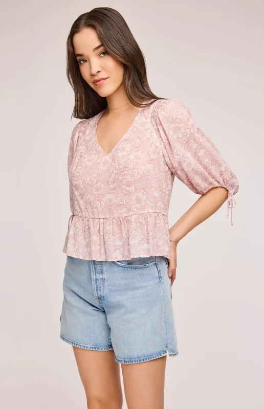 Serafina Floral Blouse sold by Gentle Fawn