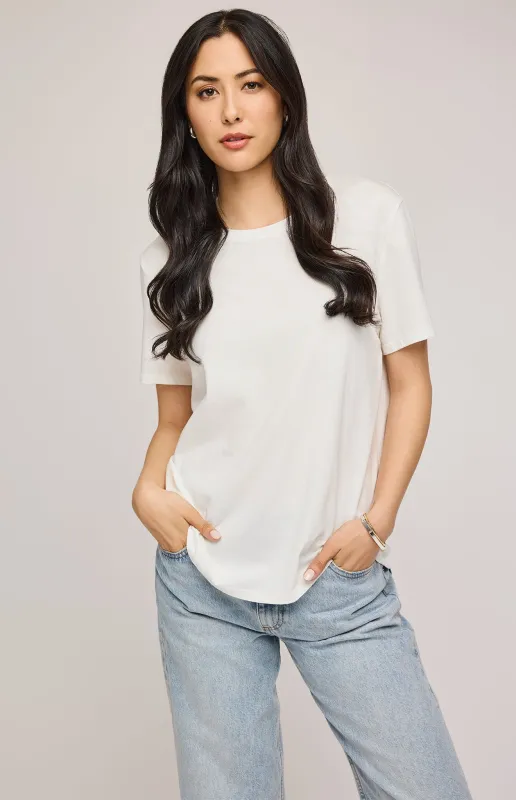 Victoria Cotton T-Shirt sold by Gentle Fawn