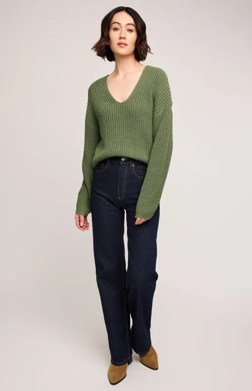 Spencer V-Neck Knit Sweater sold by Gentle Fawn