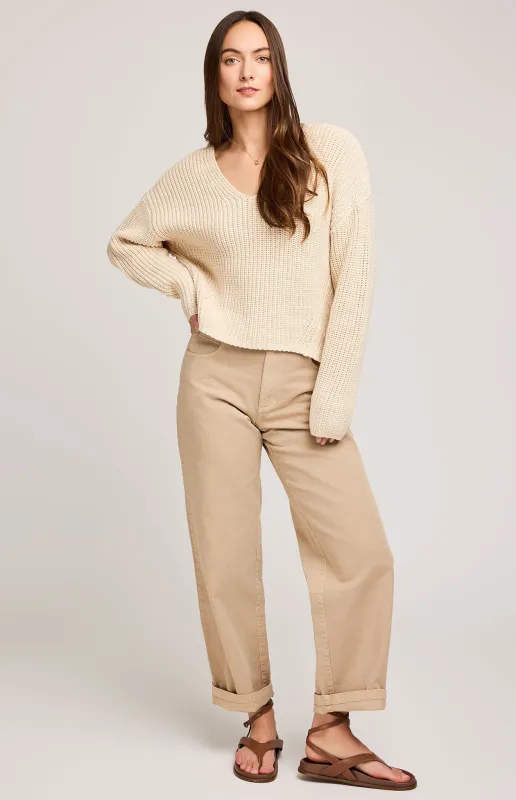 Spencer V-Neck Knit Sweater sold by Gentle Fawn