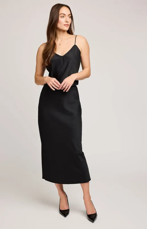 Bonnie Satin Midi Skirt sold by Gentle Fawn