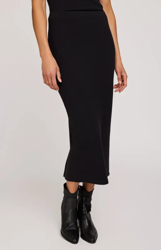 Catalina Ribbed Midi Skirt made by Gentle Fawn