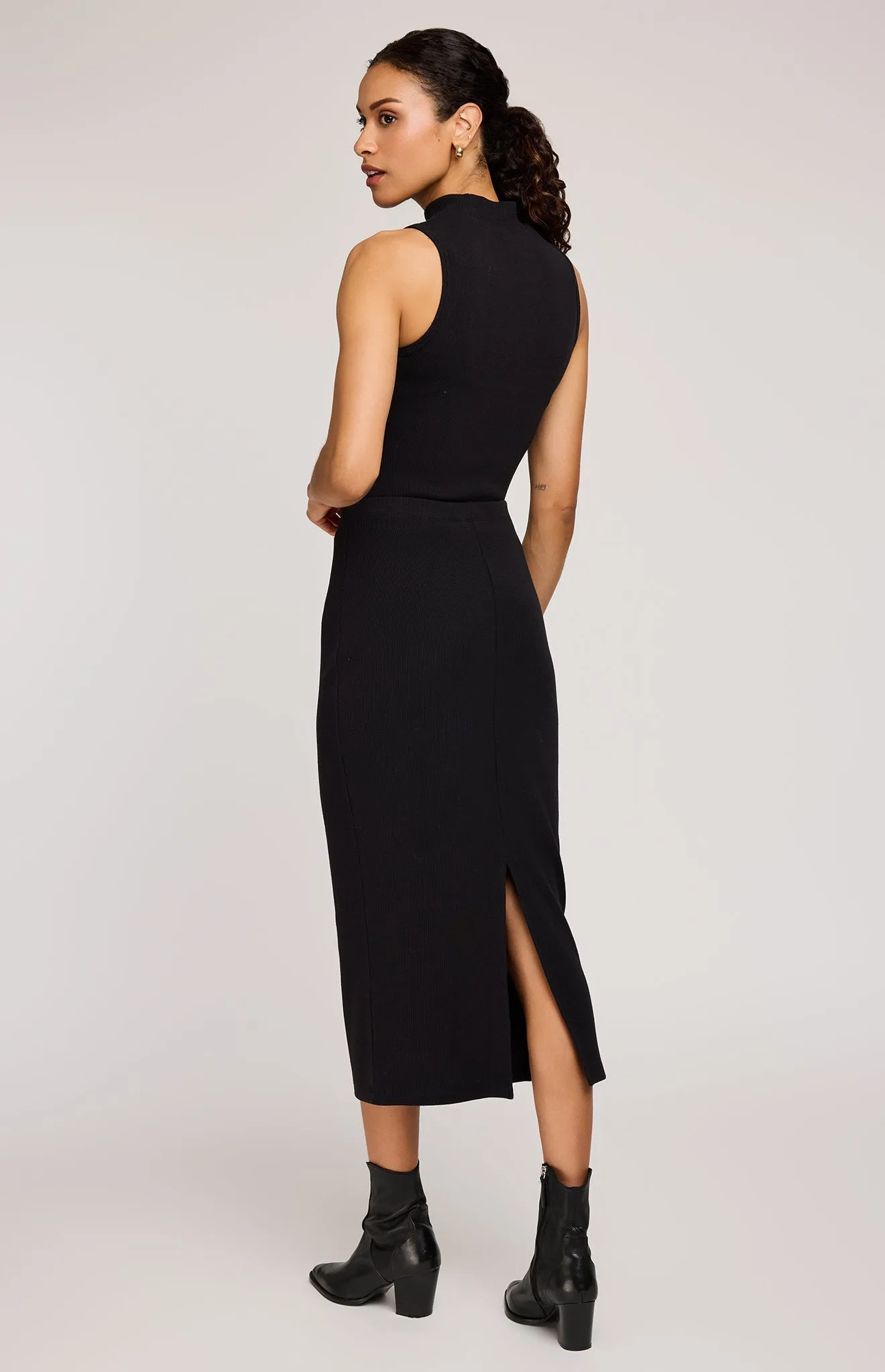 Catalina Ribbed Midi Skirt sold by Gentle Fawn product image thumbnail 4