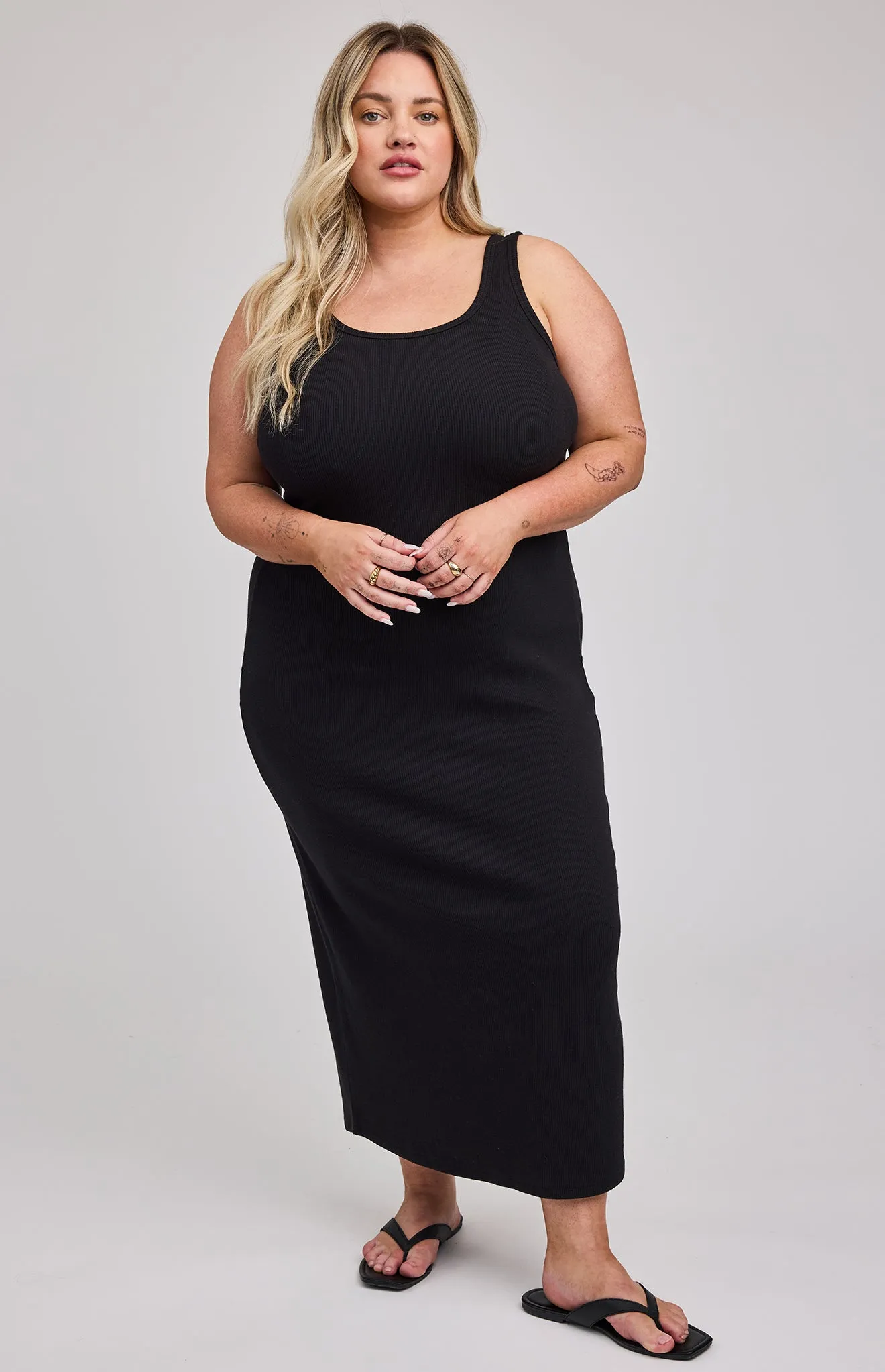 Daisy Ribbed Midi Dress sold by Gentle Fawn product image thumbnail 4