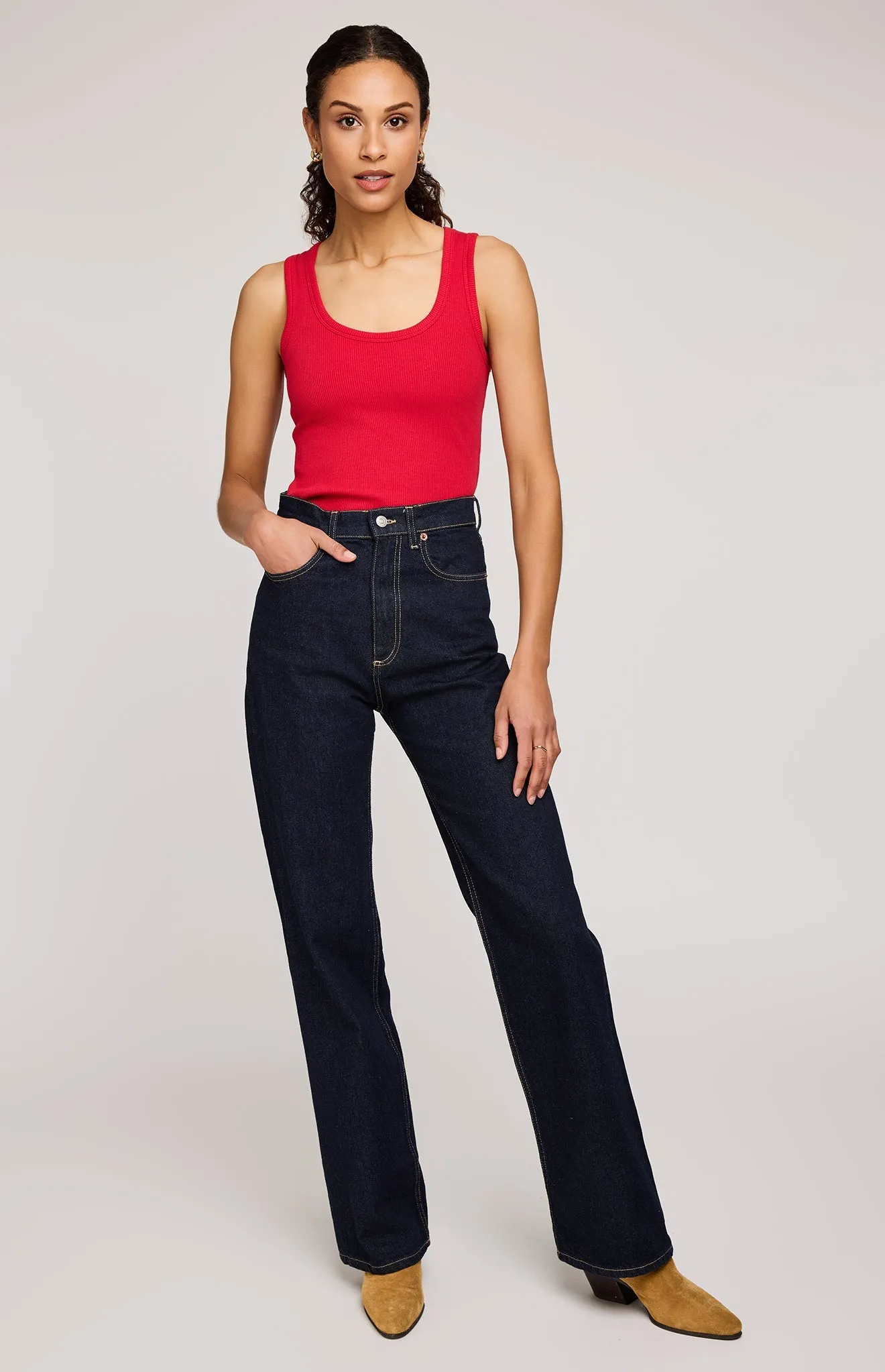 Jolie Ribbed Tank sold by Gentle Fawn