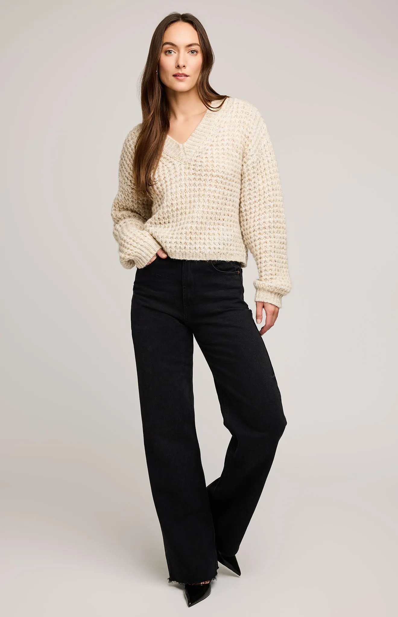 Willow V-Neck Sweater sold by Gentle Fawn