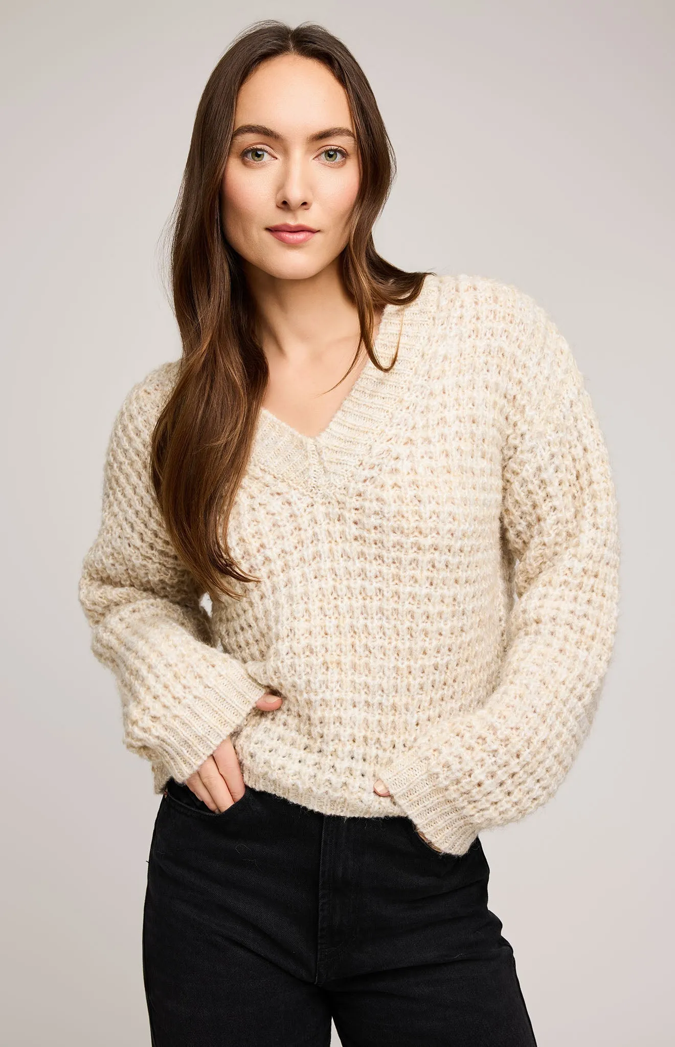 Willow V-Neck Sweater sold by Gentle Fawn product image thumbnail 2
