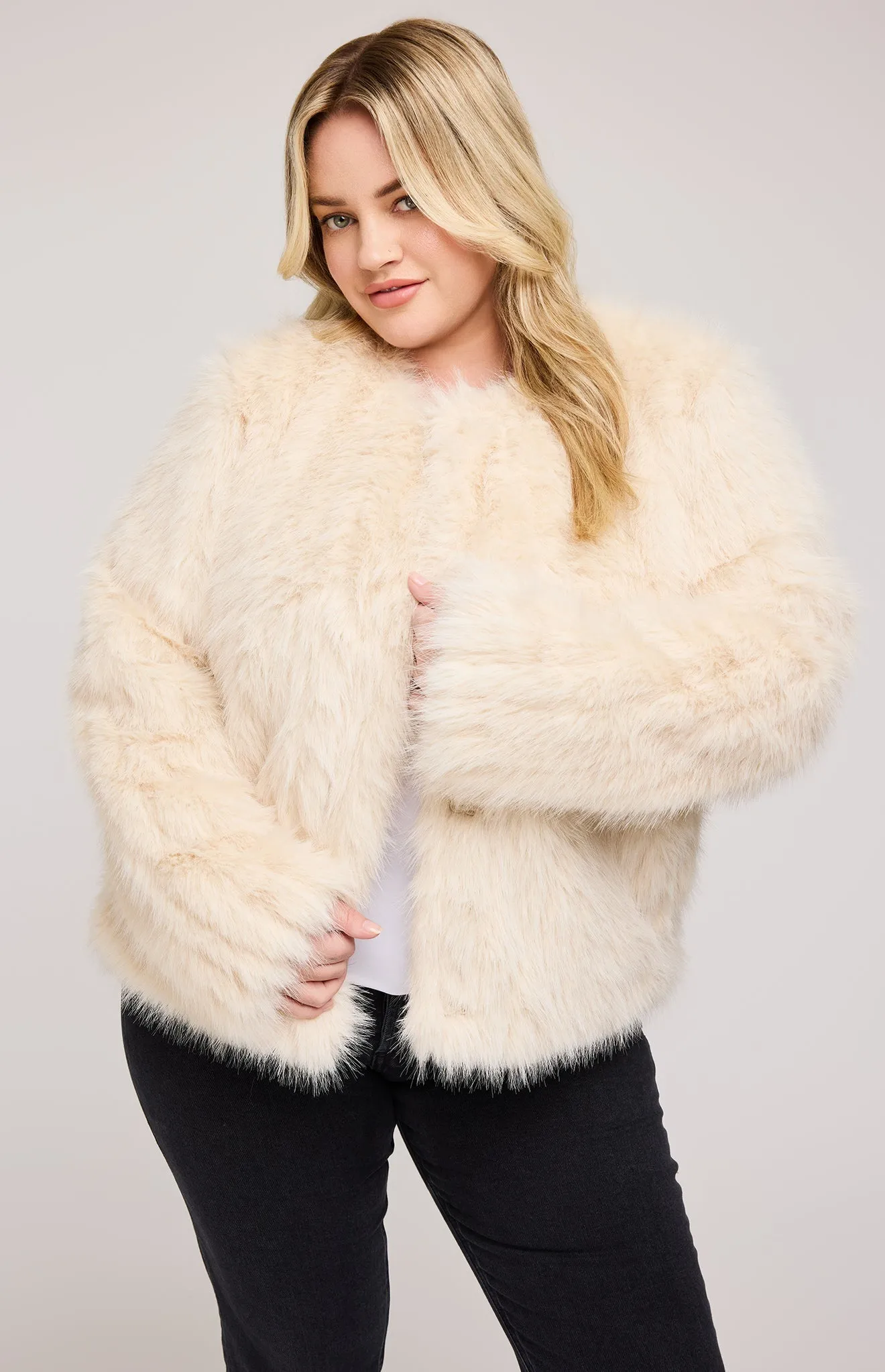 Uma Faux Fur Jacket sold by Gentle Fawn product image thumbnail 4