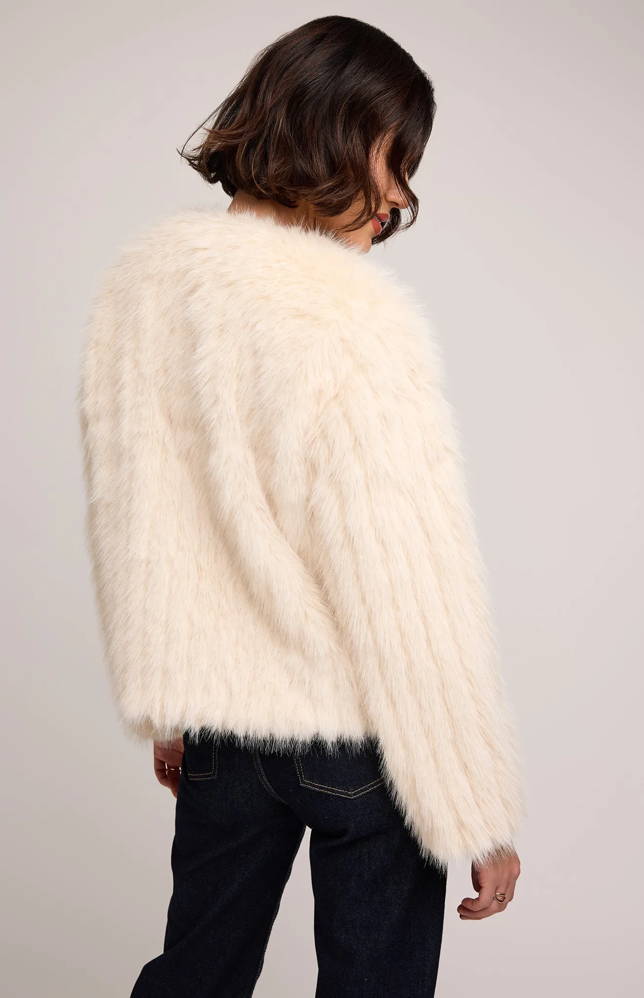 Uma Faux Fur Jacket sold by Gentle Fawn product image thumbnail 3