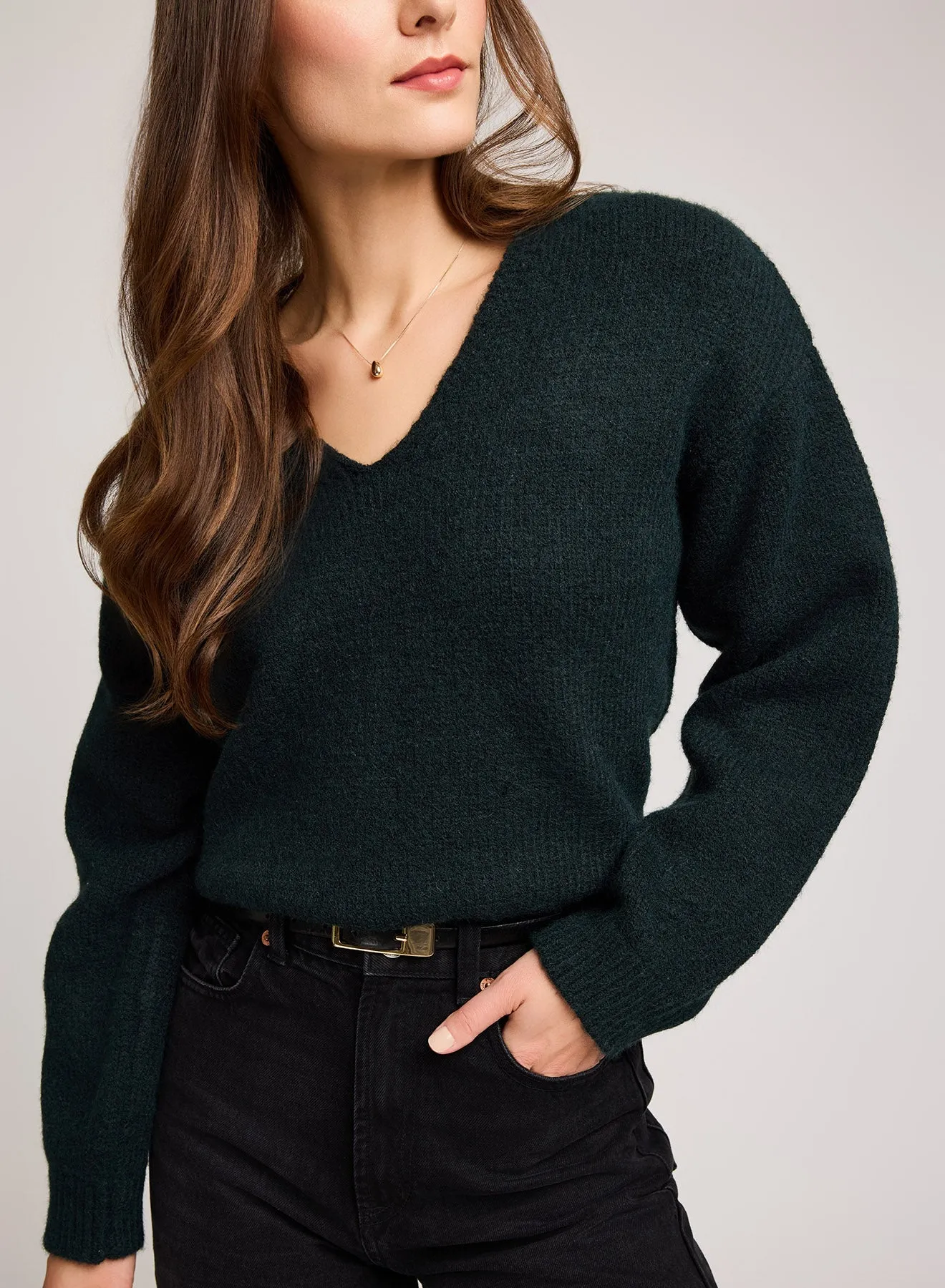 Angelica V-Neck Sweater sold by Gentle Fawn product image thumbnail 2