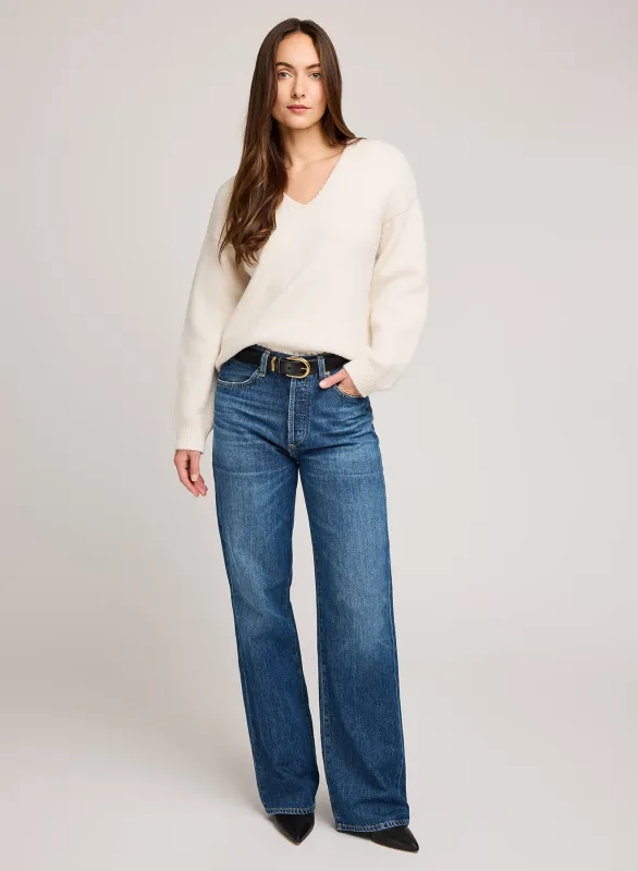 Angelica V-Neck Sweater sold by Gentle Fawn