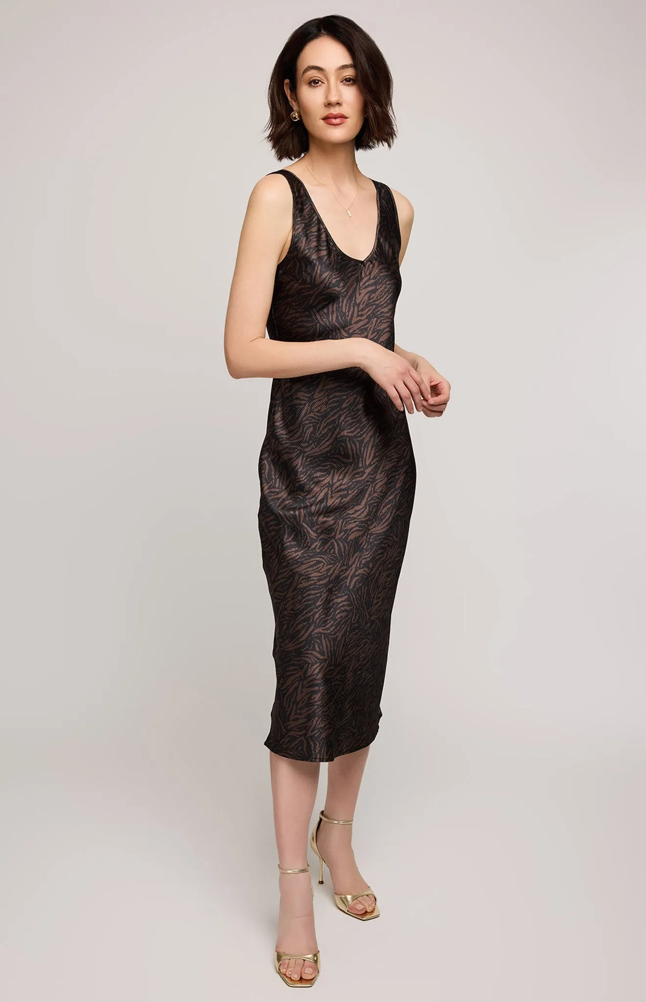 Astra Satin Dress sold by Gentle Fawn