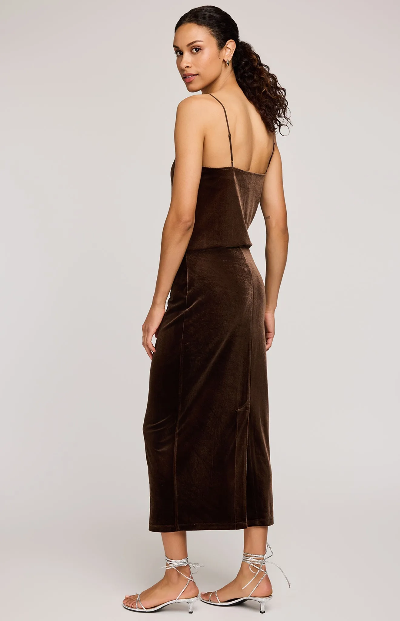 Dahlia Velvet Column Skirt sold by Gentle Fawn product image thumbnail 3