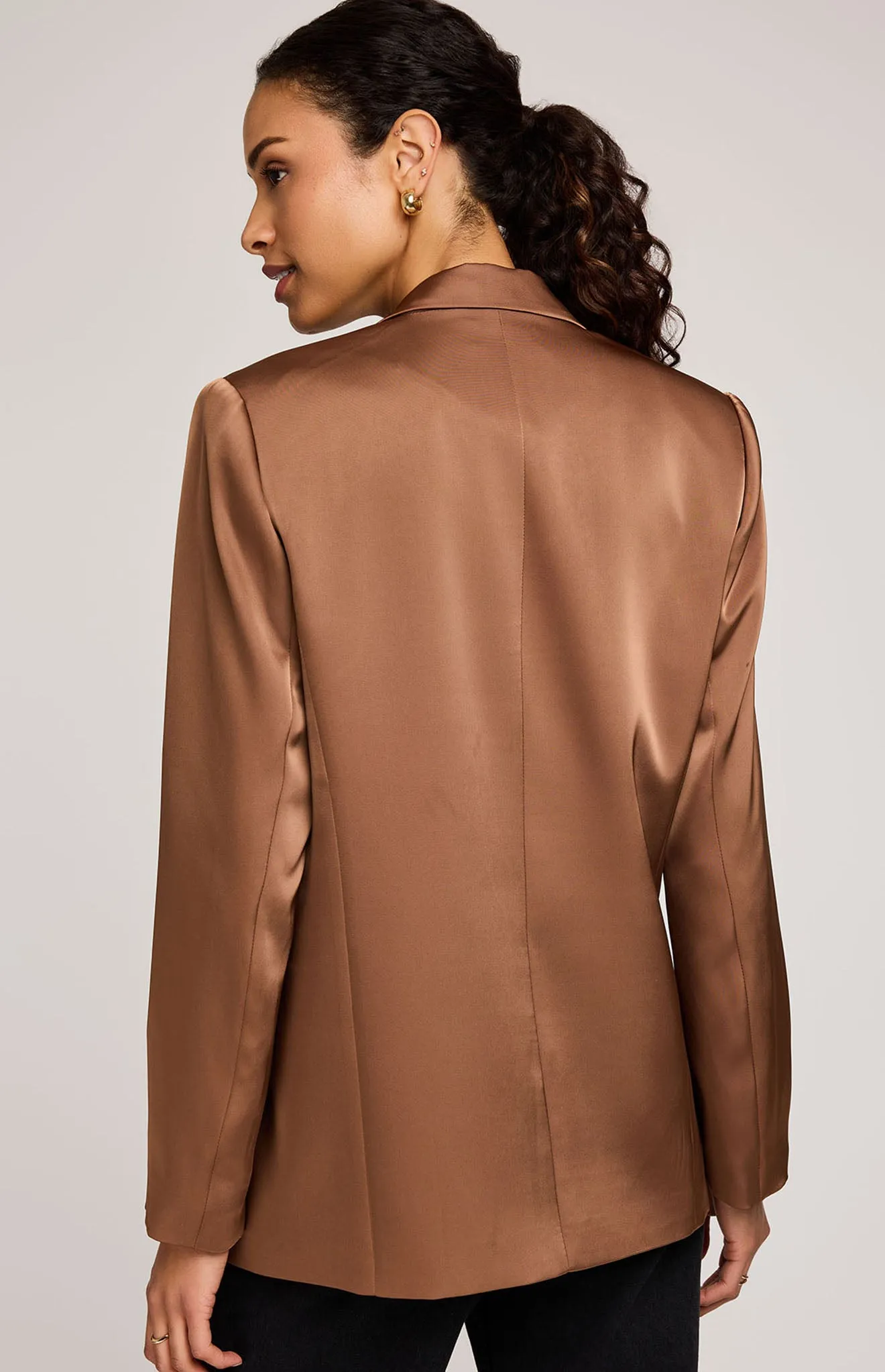 Dione Satin Blazer sold by Gentle Fawn product image thumbnail 3