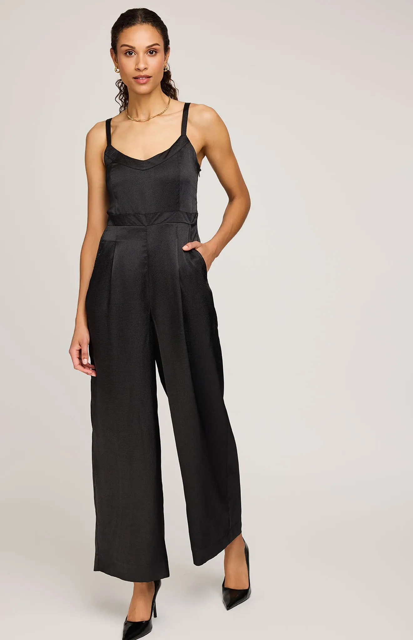 Irina Satin Jumpsuit sold by Gentle Fawn product image thumbnail 3