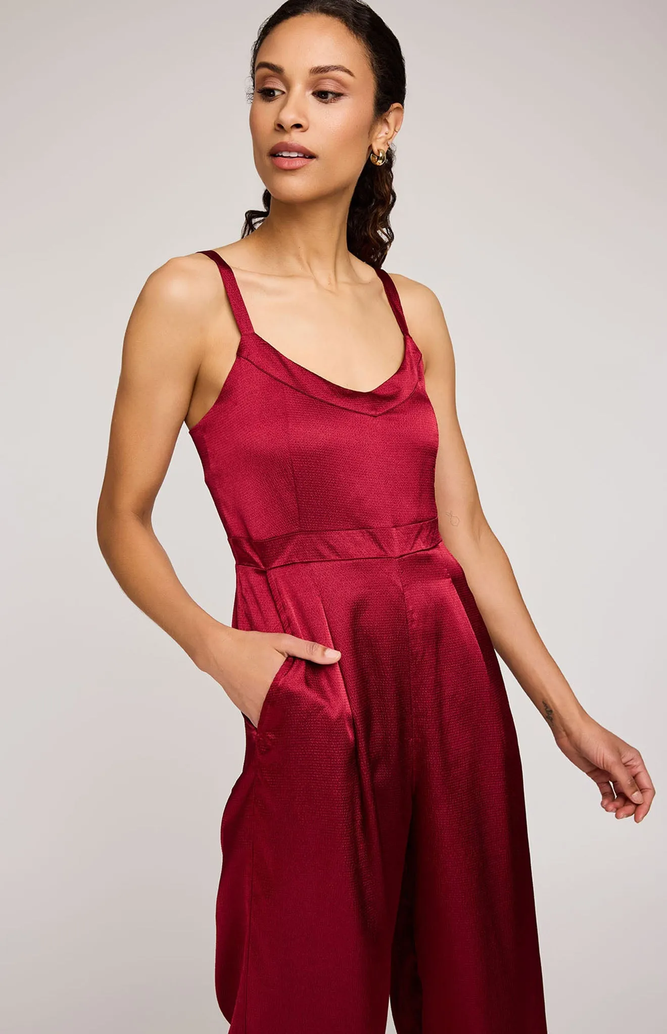 Irina Satin Jumpsuit sold by Gentle Fawn product image thumbnail 2