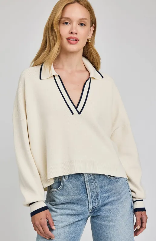 Tristan V-Neck Sweater made by Gentle Fawn