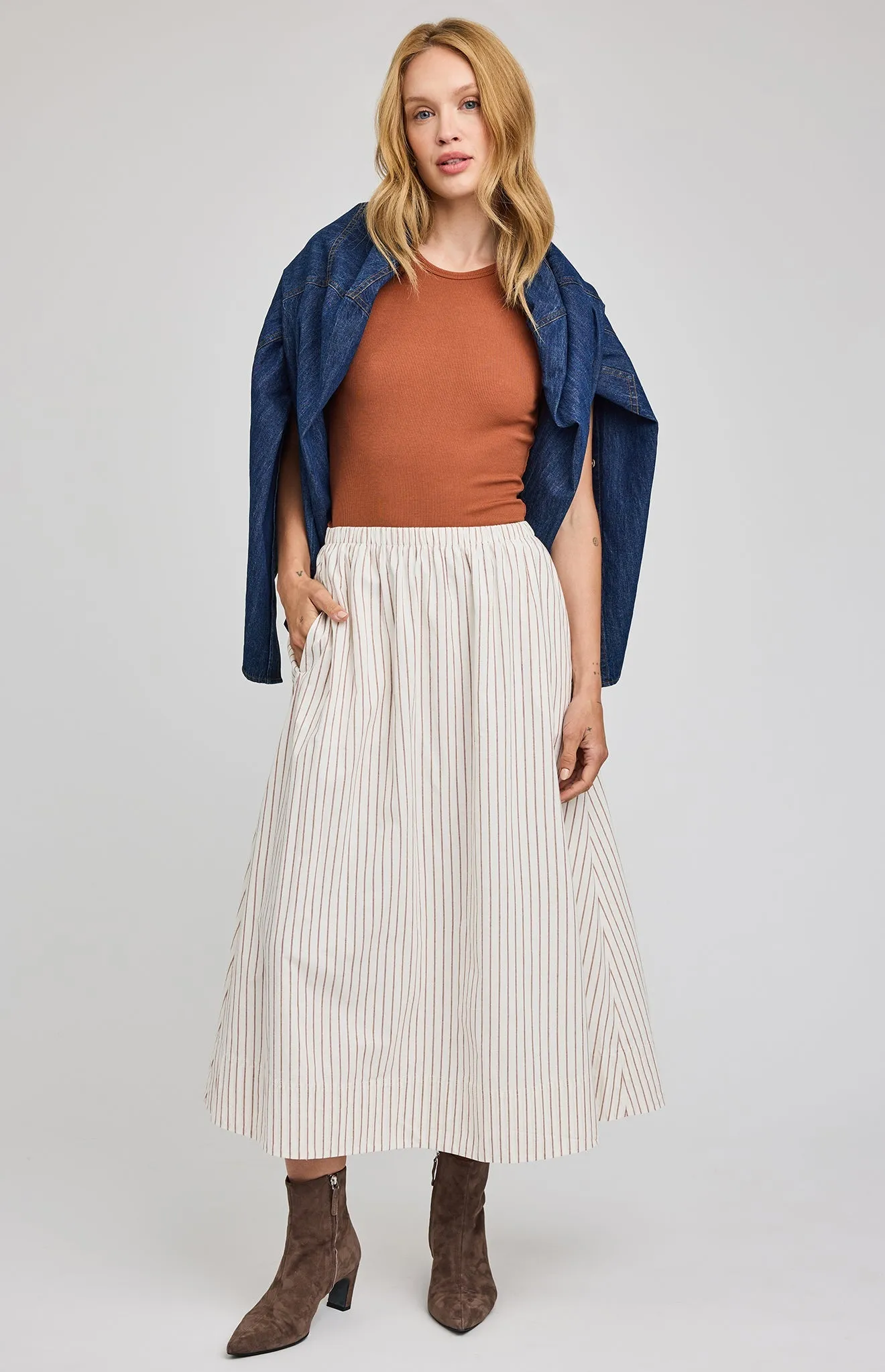 Wilhelmina Midi Skirt sold by Gentle Fawn product image thumbnail 2