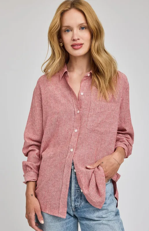 Dominique Button Down Shirt made by Gentle Fawn