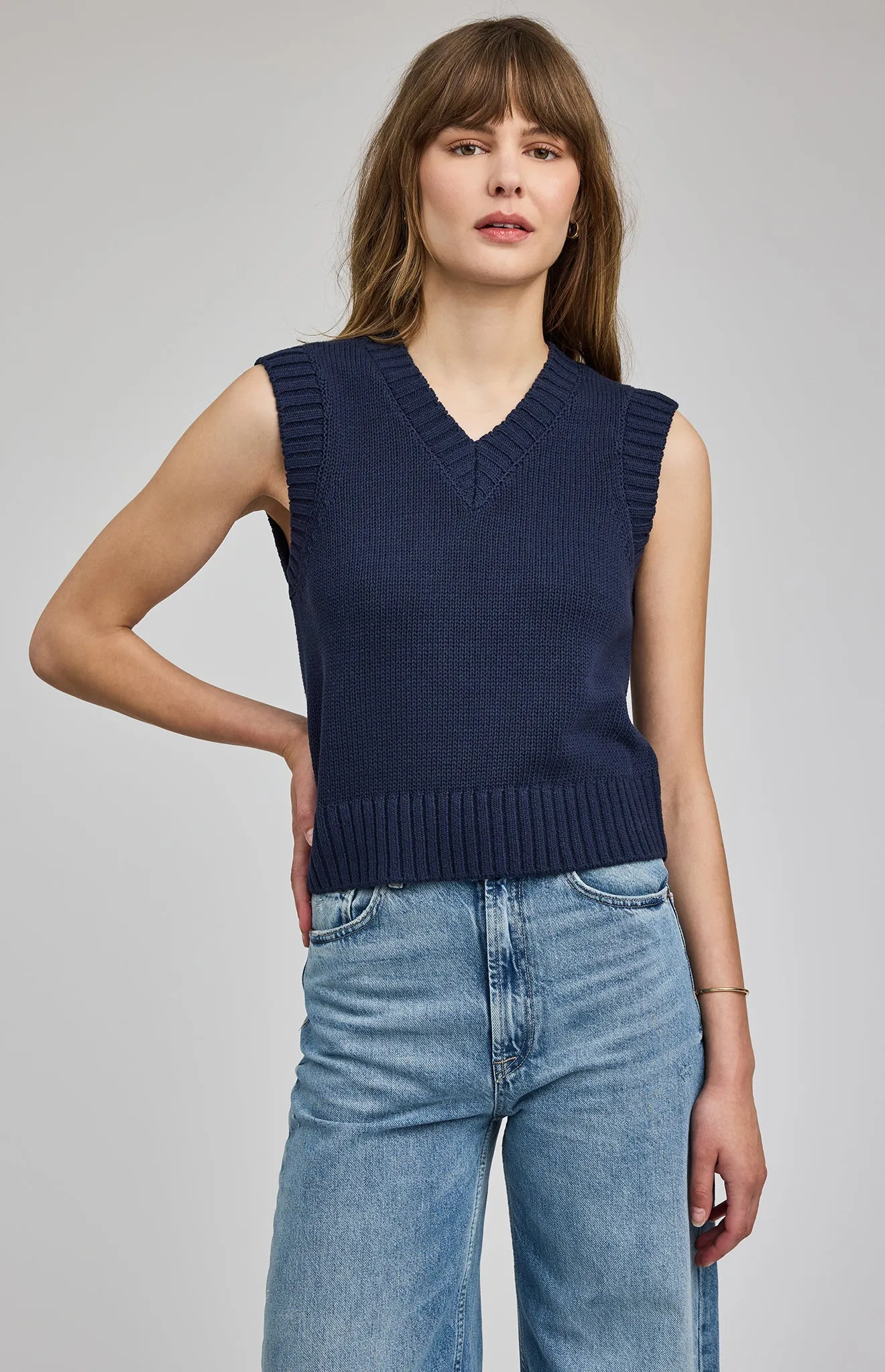 Pippa Knit Vest sold by Gentle Fawn