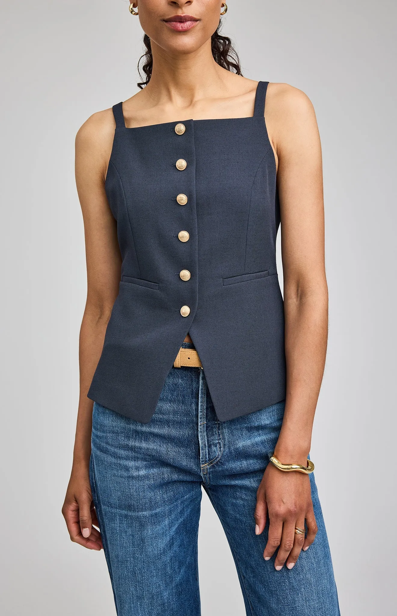 Harper Button Down Vest sold by Gentle Fawn product image thumbnail 2