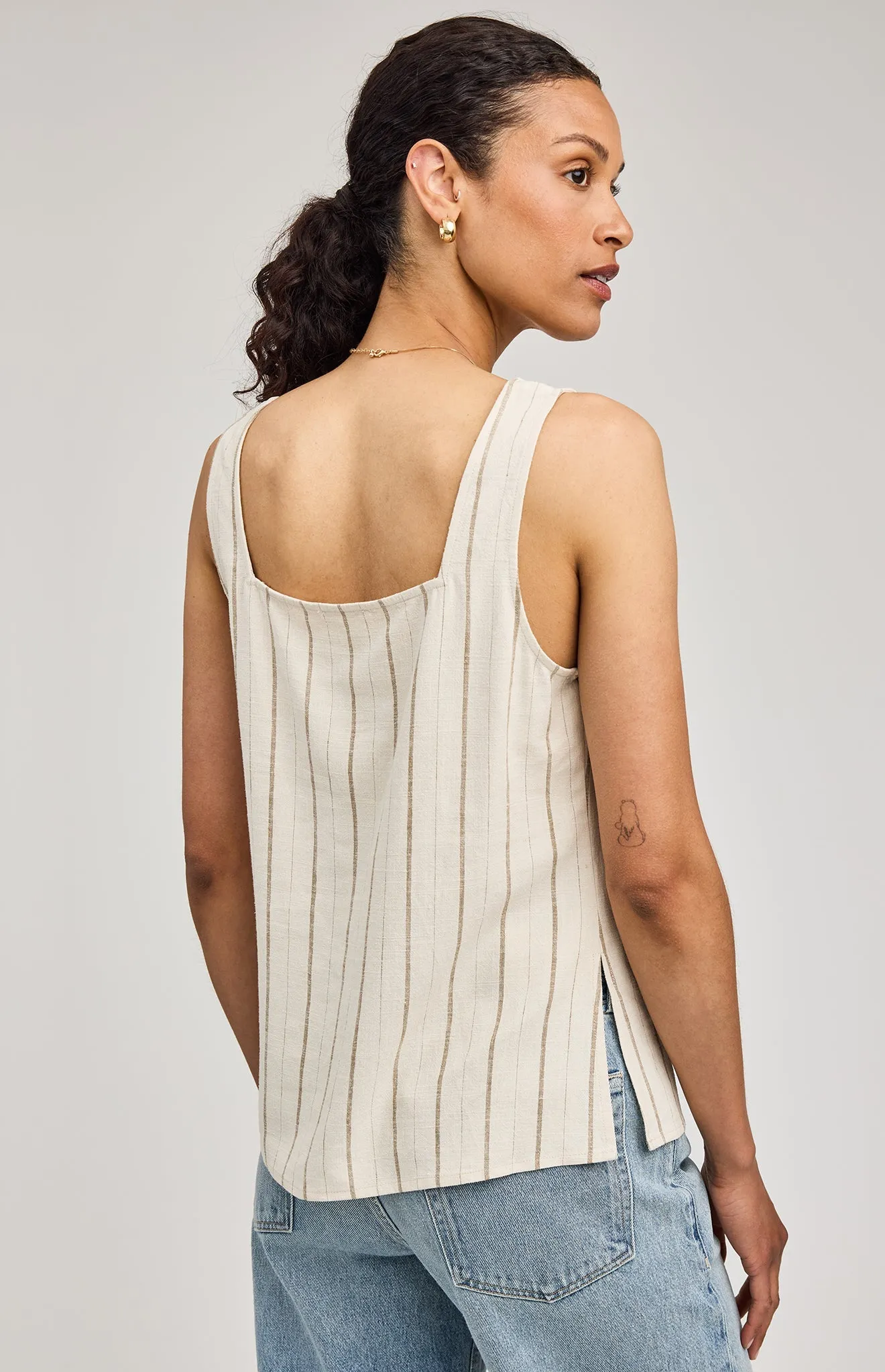 Vera Linen Tank sold by Gentle Fawn product image thumbnail 3