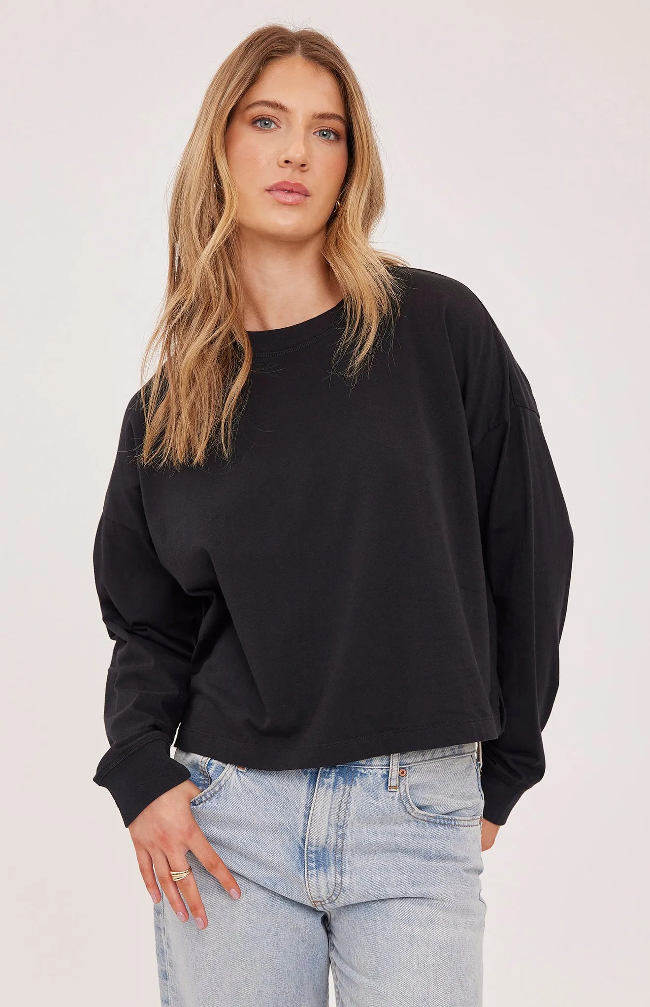 Christy Cotton Long Sleeve Top sold by Gentle Fawn