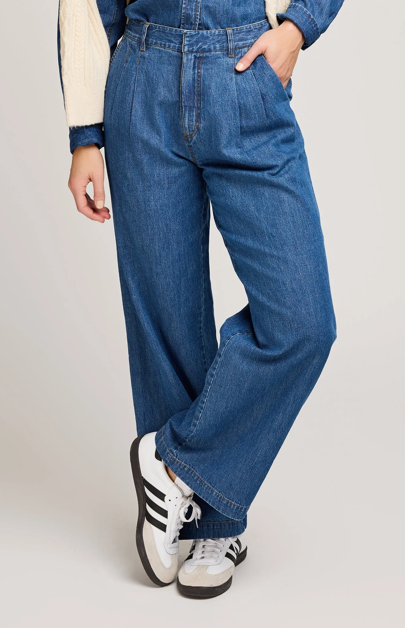 Amara Denim Pant sold by Gentle Fawn product image thumbnail 5