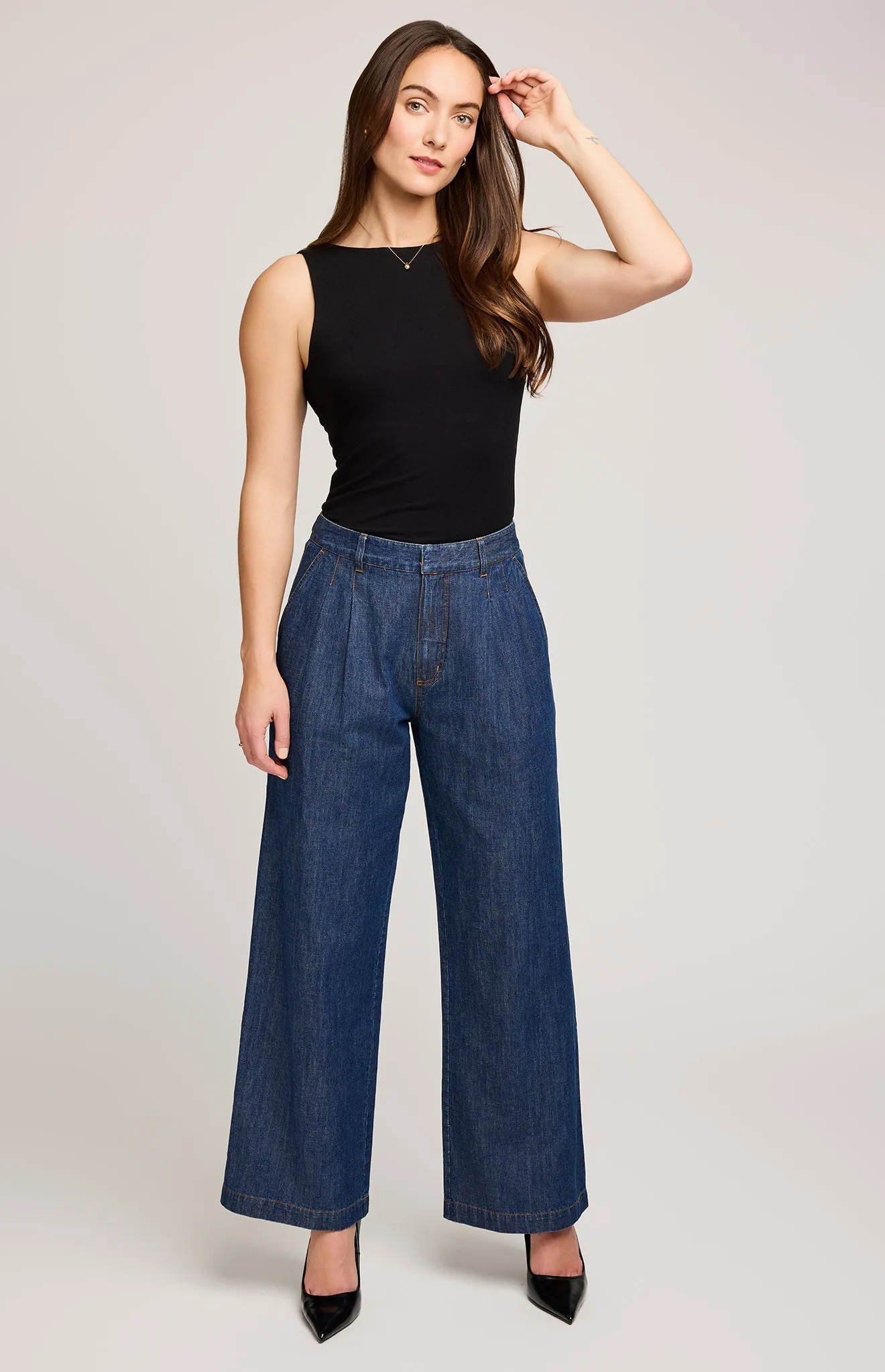 Amara Denim Pant sold by Gentle Fawn product image thumbnail 2