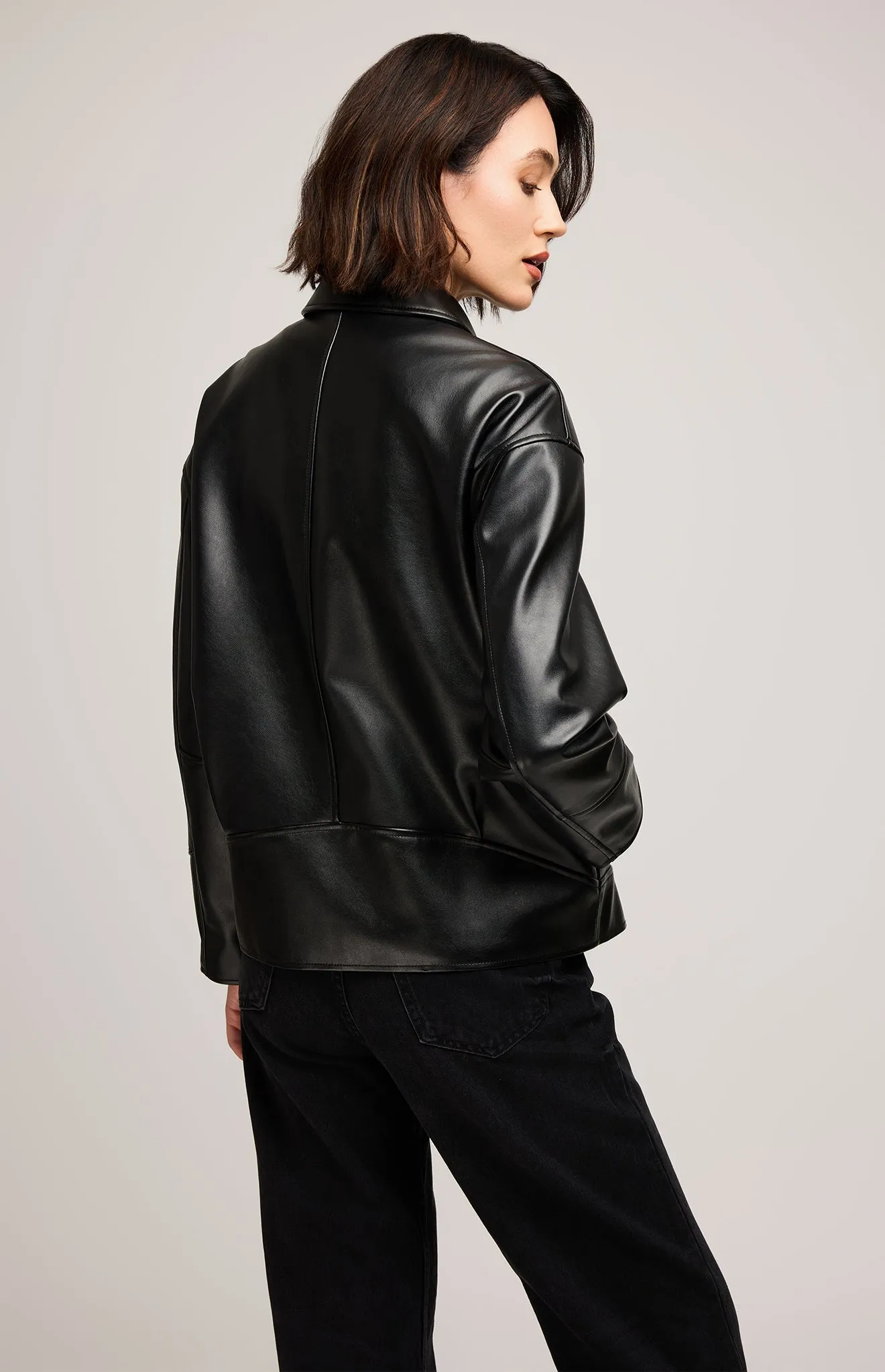 Audrey Vegan Leather Jacket sold by Gentle Fawn product image thumbnail 4