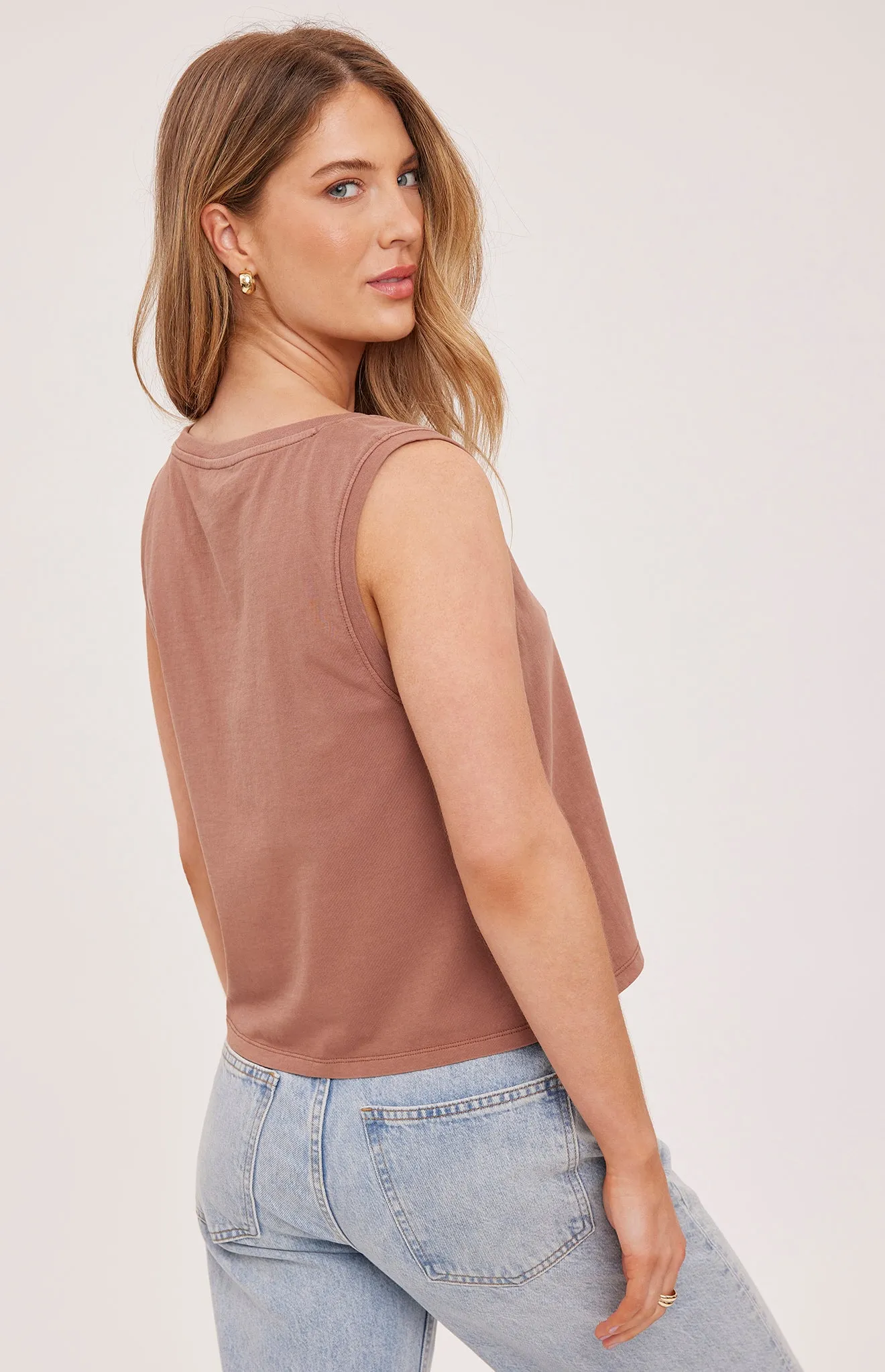 Farrah Cotton Tank sold by Gentle Fawn product image thumbnail 3