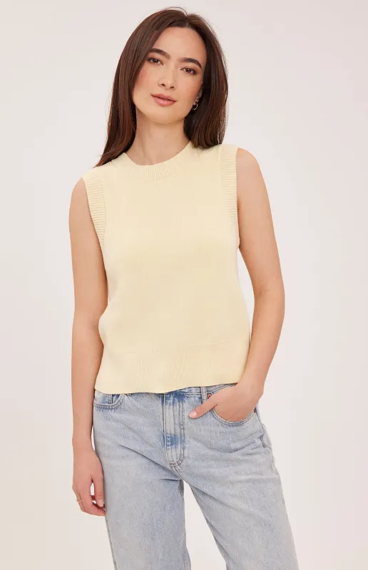 Skylar Knit Vest made by Gentle Fawn