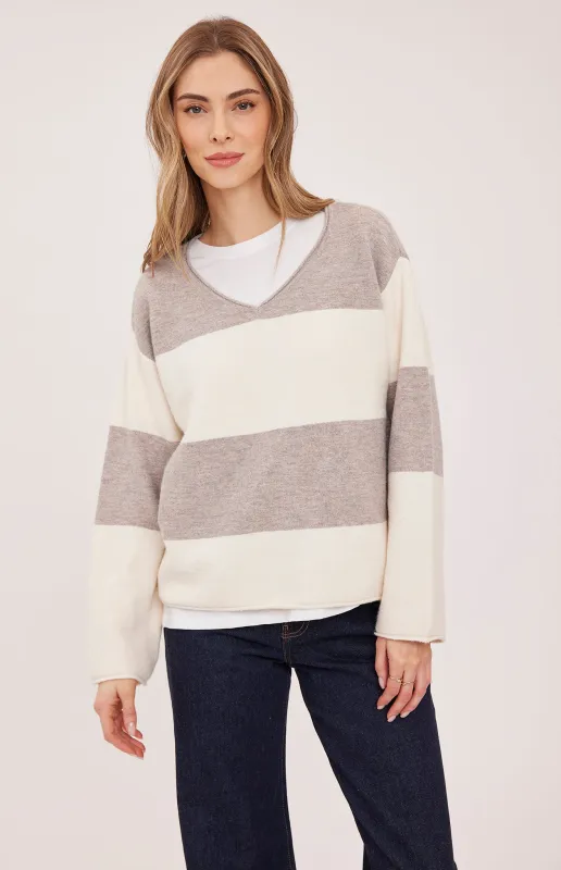 Annalise V-Neck Sweater made by Gentle Fawn
